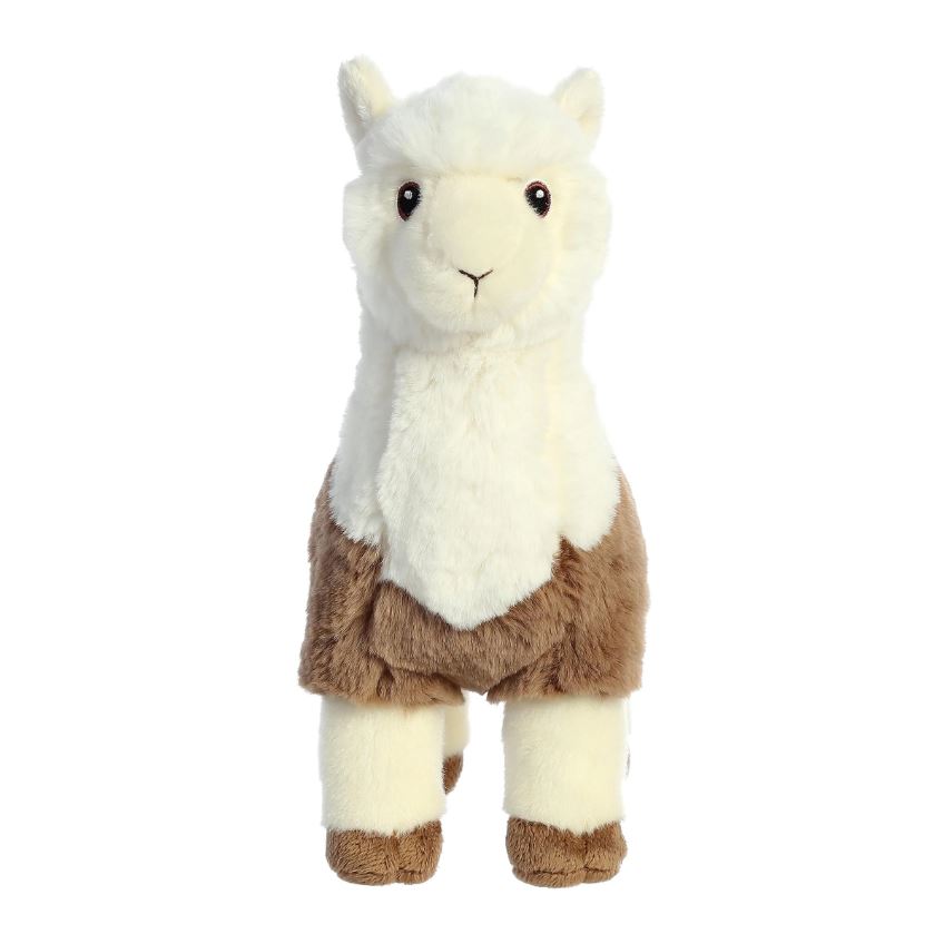 Aurora Eco Nation Alpaca Two - Tone Soft Plush, Great for Cuddling