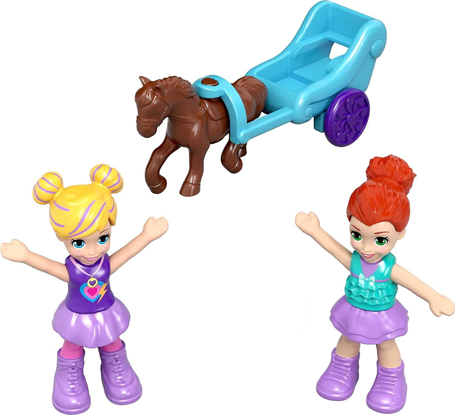 Hot Sale! Polly Pocket Tiny Twirlin' Music Box Big Pocket World for Great Adventures