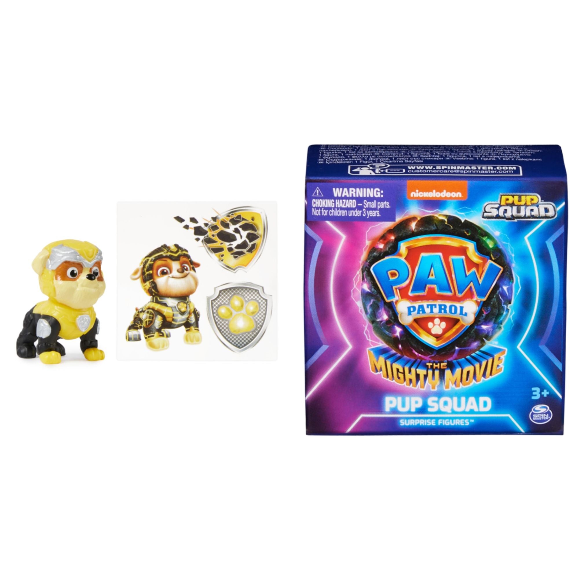 PAW Patrol The Mighty Movie - Surprise Rubble Figure from Pup Squad
