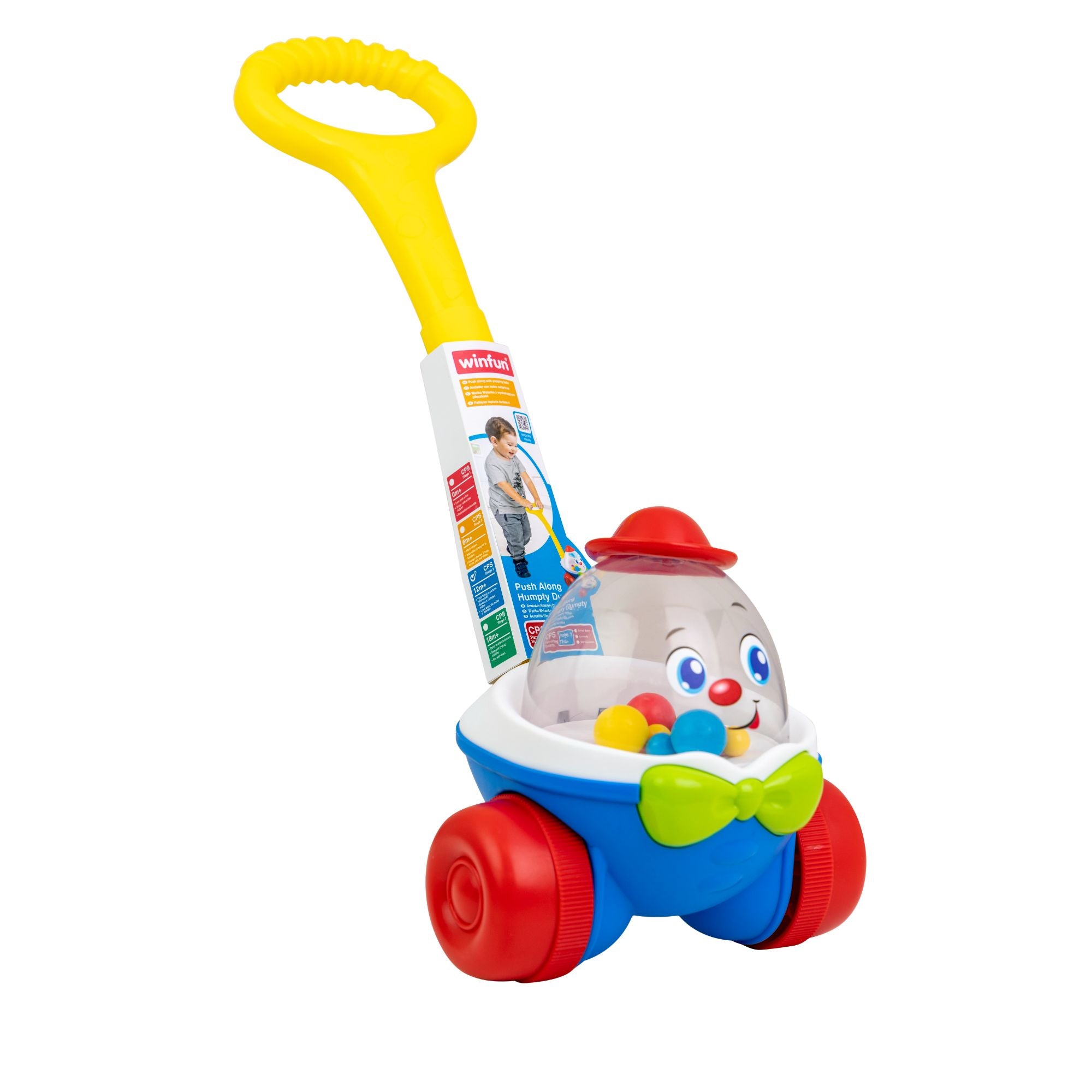 Winfun Humpty Dumpty Push - Along Toy with Popping Balls