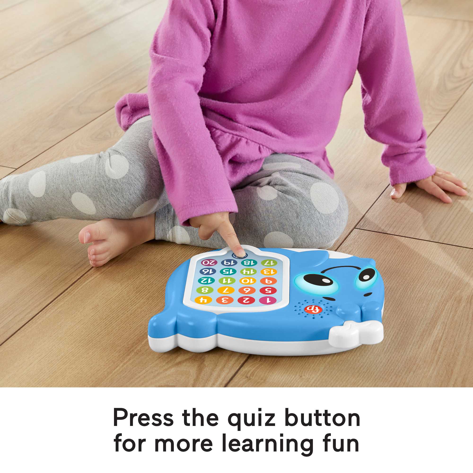 Fisher-Price Linkimals Educational 1-20 Count & Quiz Whale Toy - Great for Toddlers