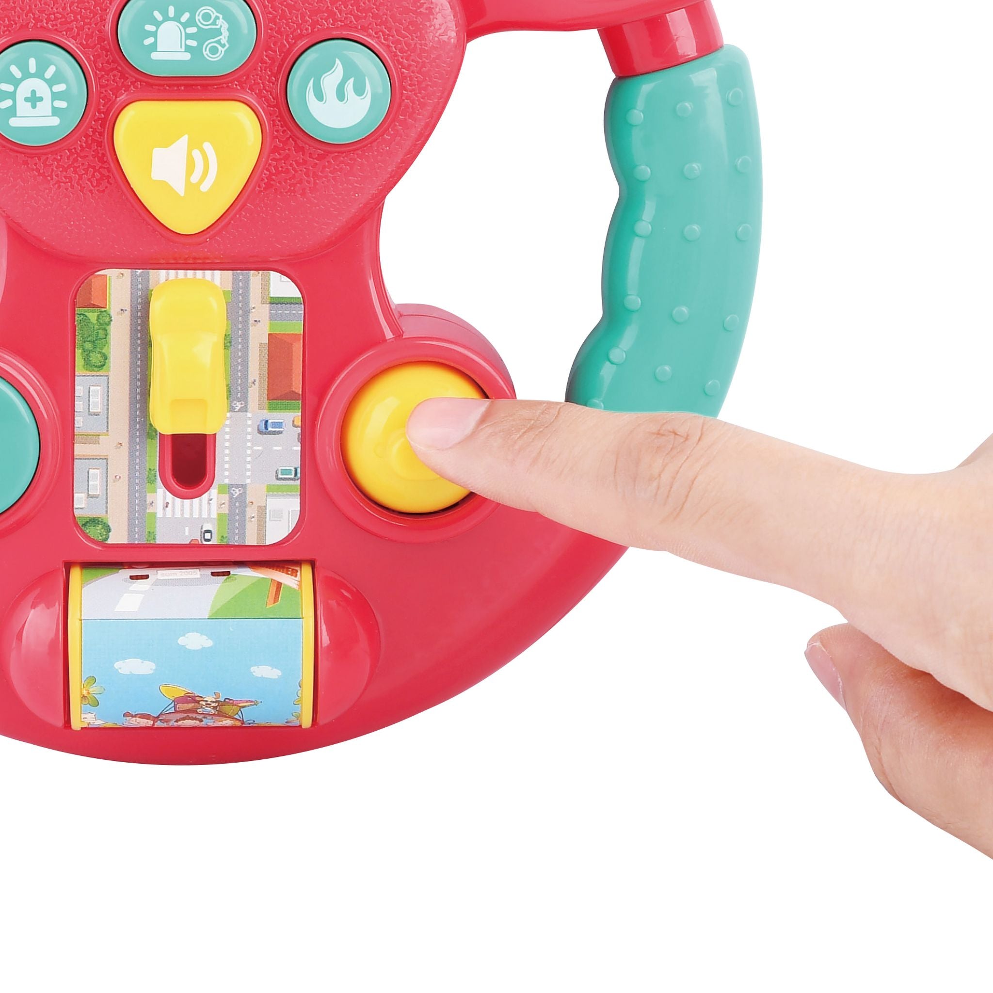 Playgo Toys' Light - Sound Off To The Rescue Steering Wheel for Little Ones