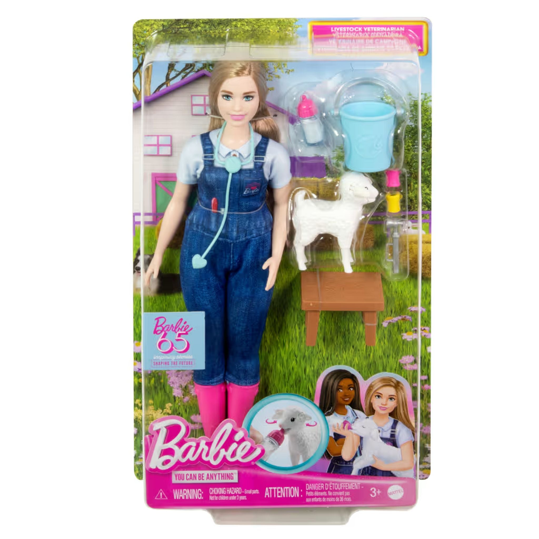 Limited - Edition Barbie 65th Anniversary Farm Vet Doll