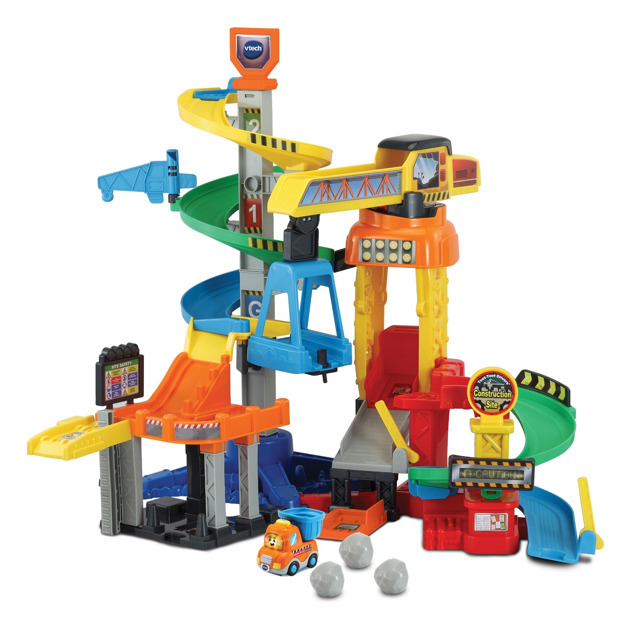 Hot Sale! VTech Toot - Toot Drivers Construction Site Play Set for Kids Aged 1 - 5