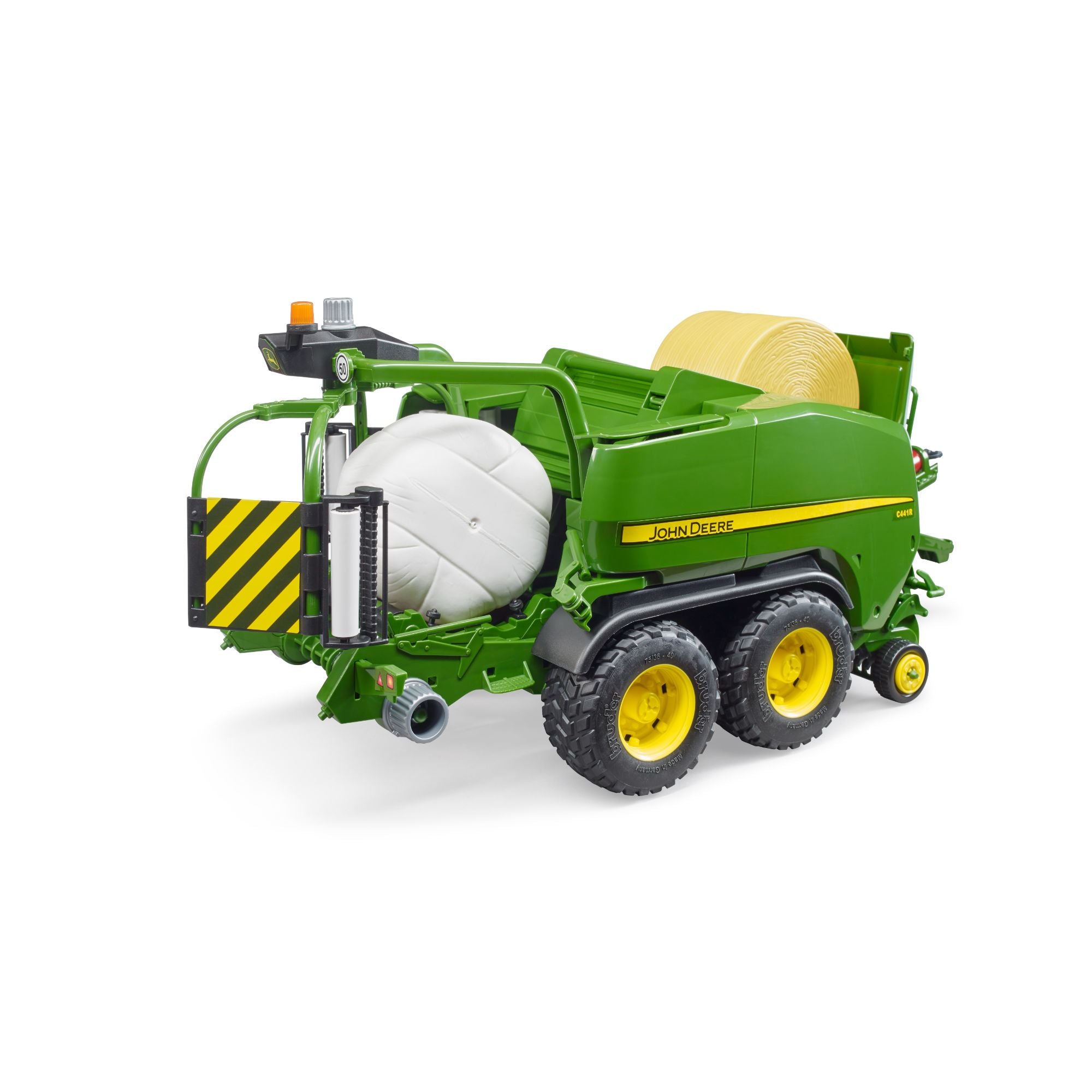 BRUDER's High - Performance John Deere C441R Wrapping Chamber Baler