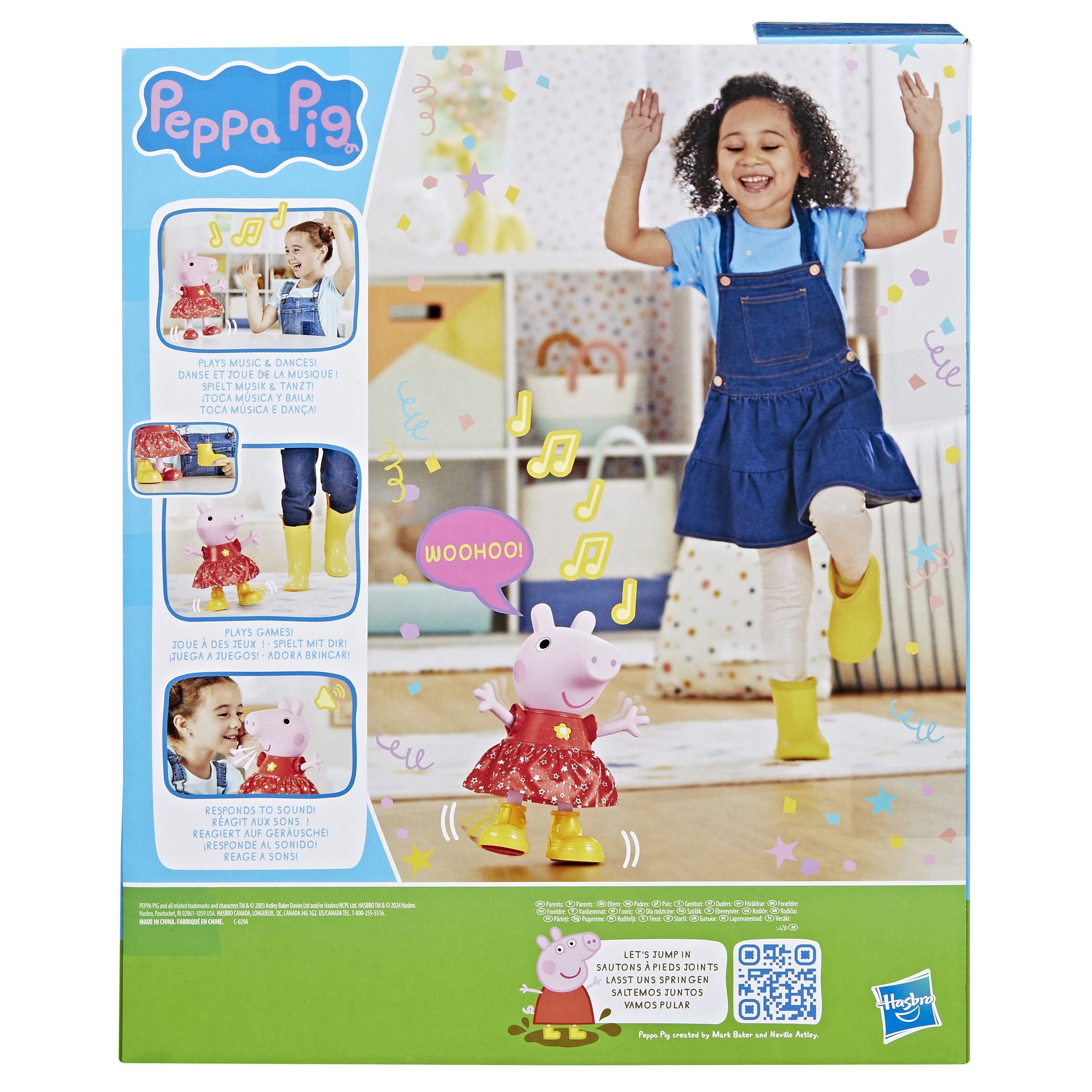 Hot Deal! Interactive 12 - inch Peppa Pig Doll for Peppa Fans - Peppa's Muddy Puddles Party