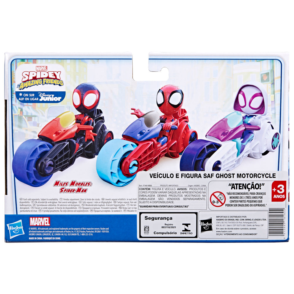Marvel's Ghost - Spider Motorcycle Set with Spidey Action Figure