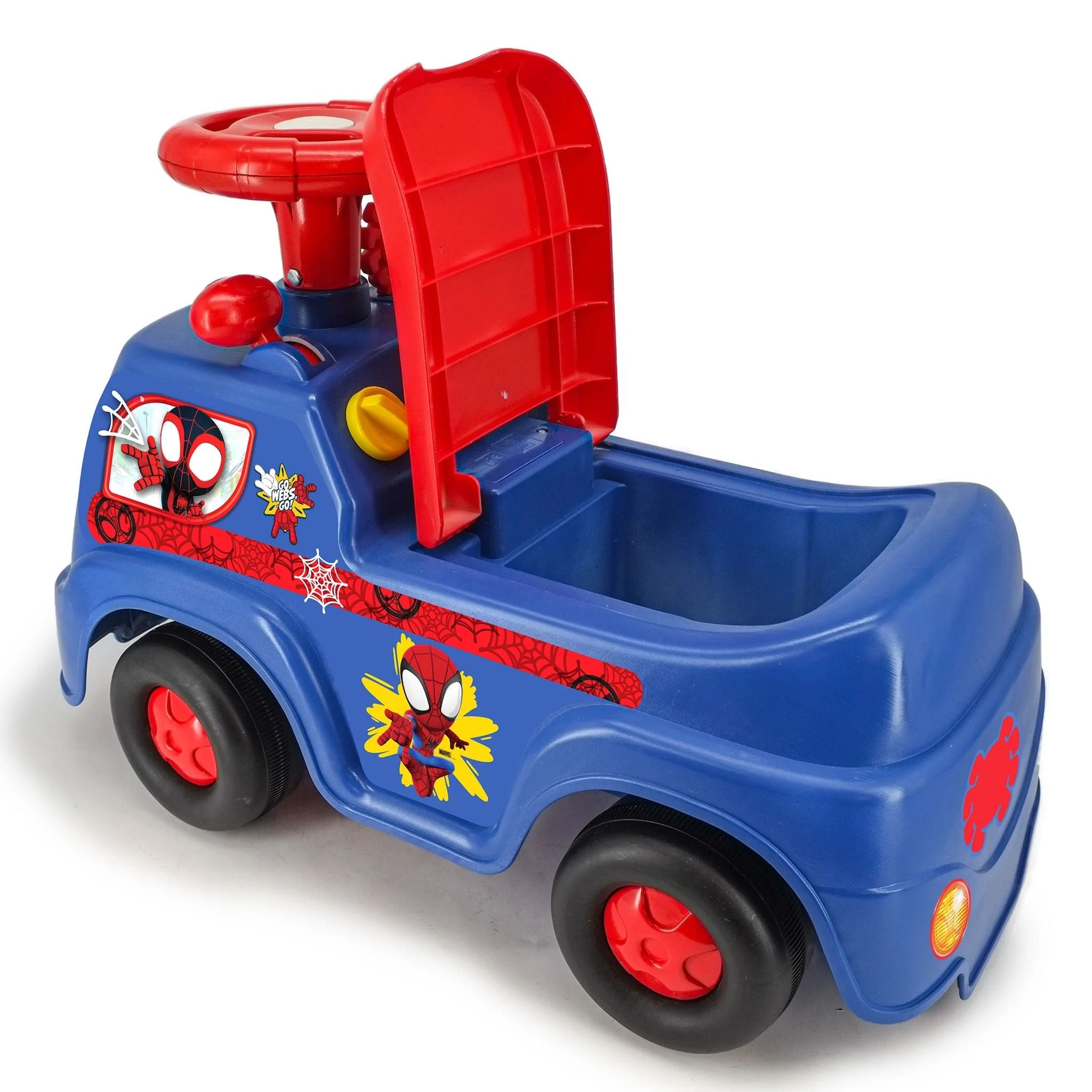 Hot! Disney Spidey Lights 'N' Sounds Ride - On Racer