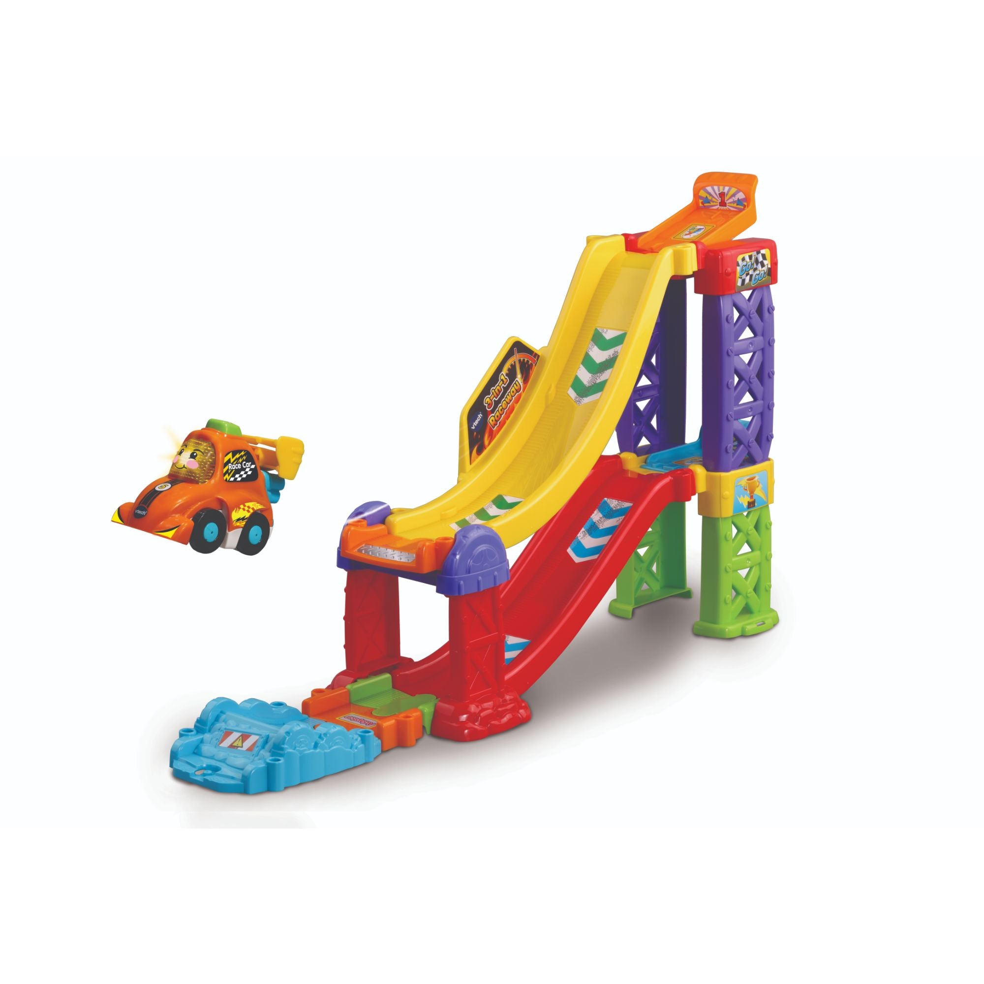 Hot Deal! VTech Toot - Toot Drivers 3 - in - 1 Interactive Raceway for Kids Aged 1 - 5