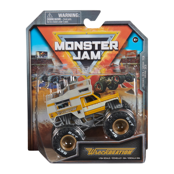 Hot Deal! Monster Jam 1:64 Scale Monster Truck Wreckreation Series