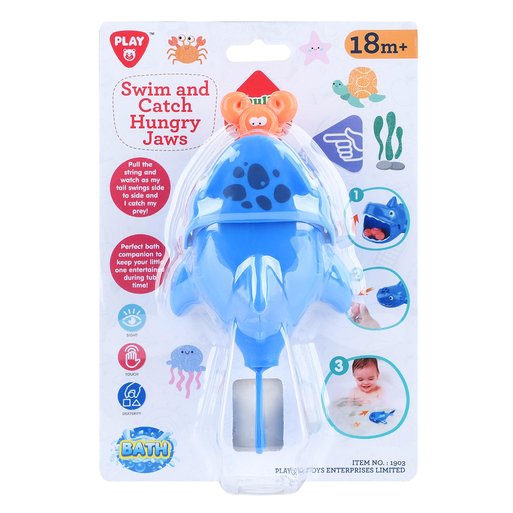 Hot Sale! Playgo Swim And Catch Hungry Jaws Toy for Kids' Bath Time