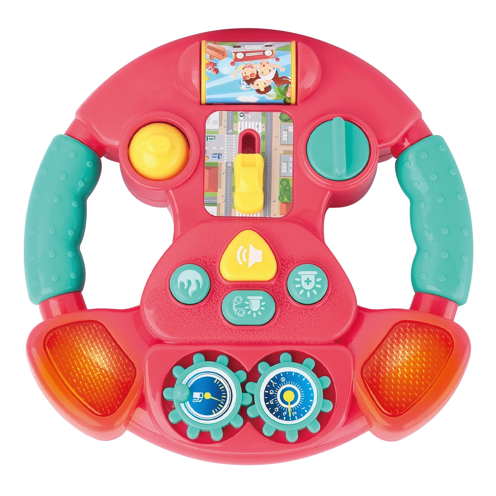 Playgo Toys' Light - Sound Off To The Rescue Steering Wheel for Little Ones