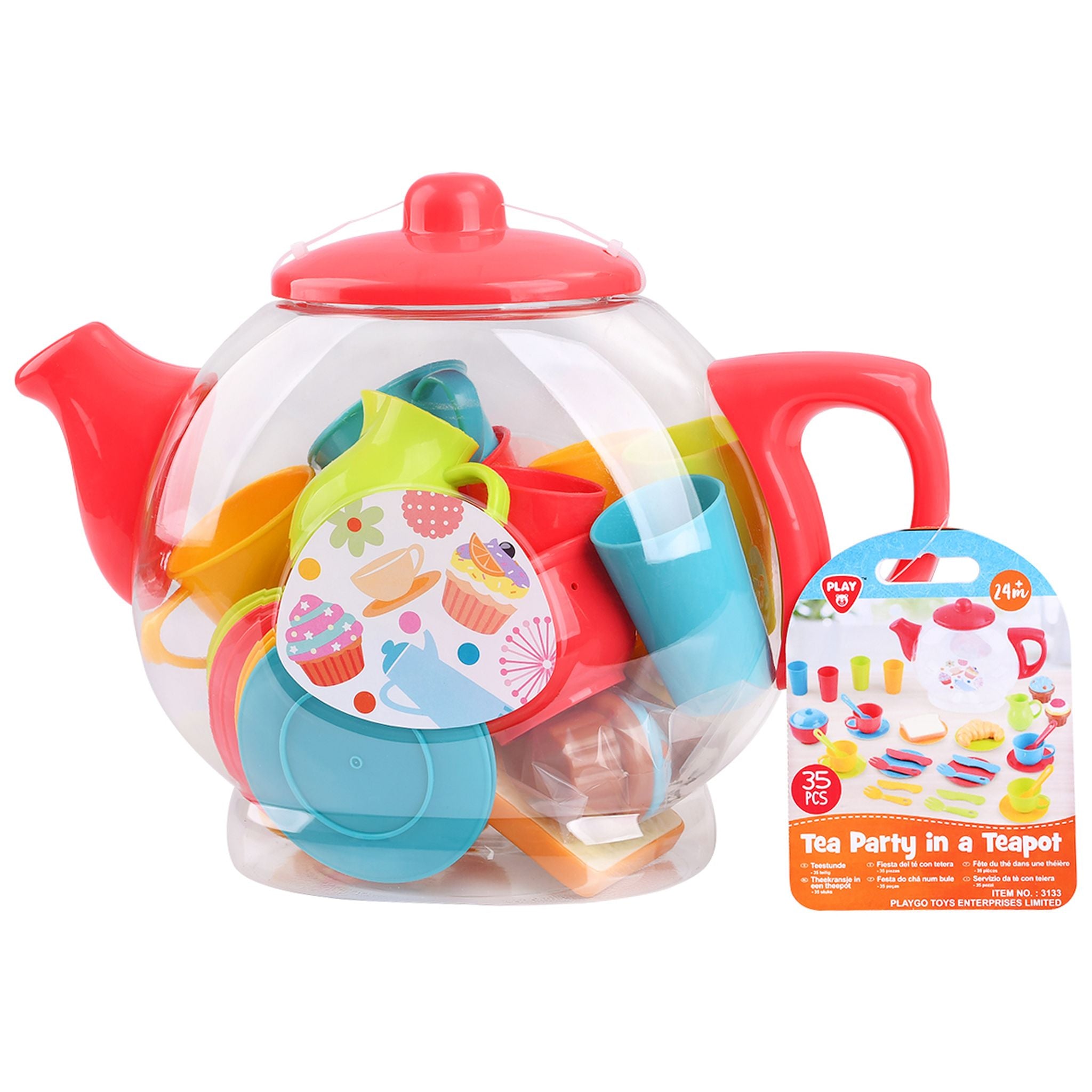 Playgo Toys' Delightful Tea Party Set in a Teapot for Kids