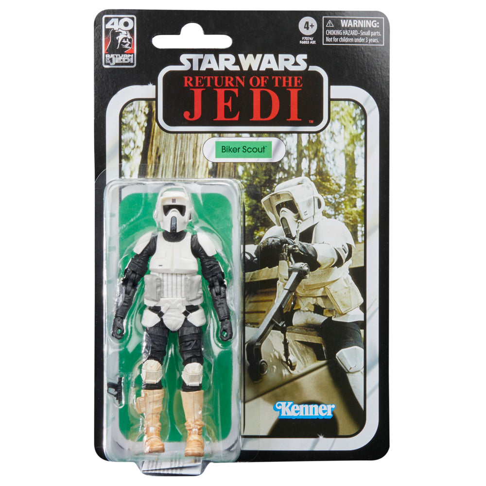 40th Anniversary Star Wars The Black Series 6-Inch Biker Scout Action Figure
