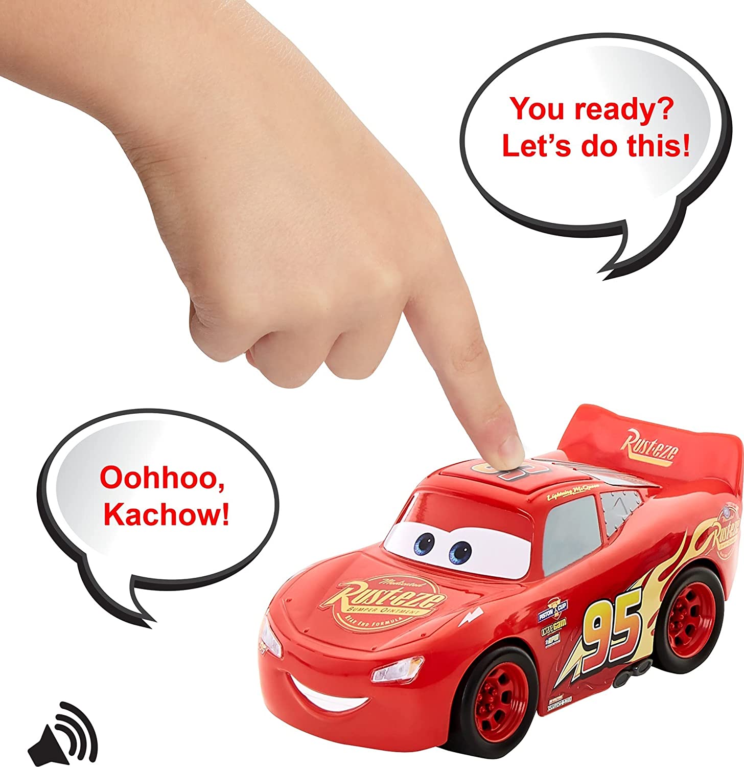 Disney and Pixar Cars Track Talkers - 5-Inch Lightning McQueen Toy Car
