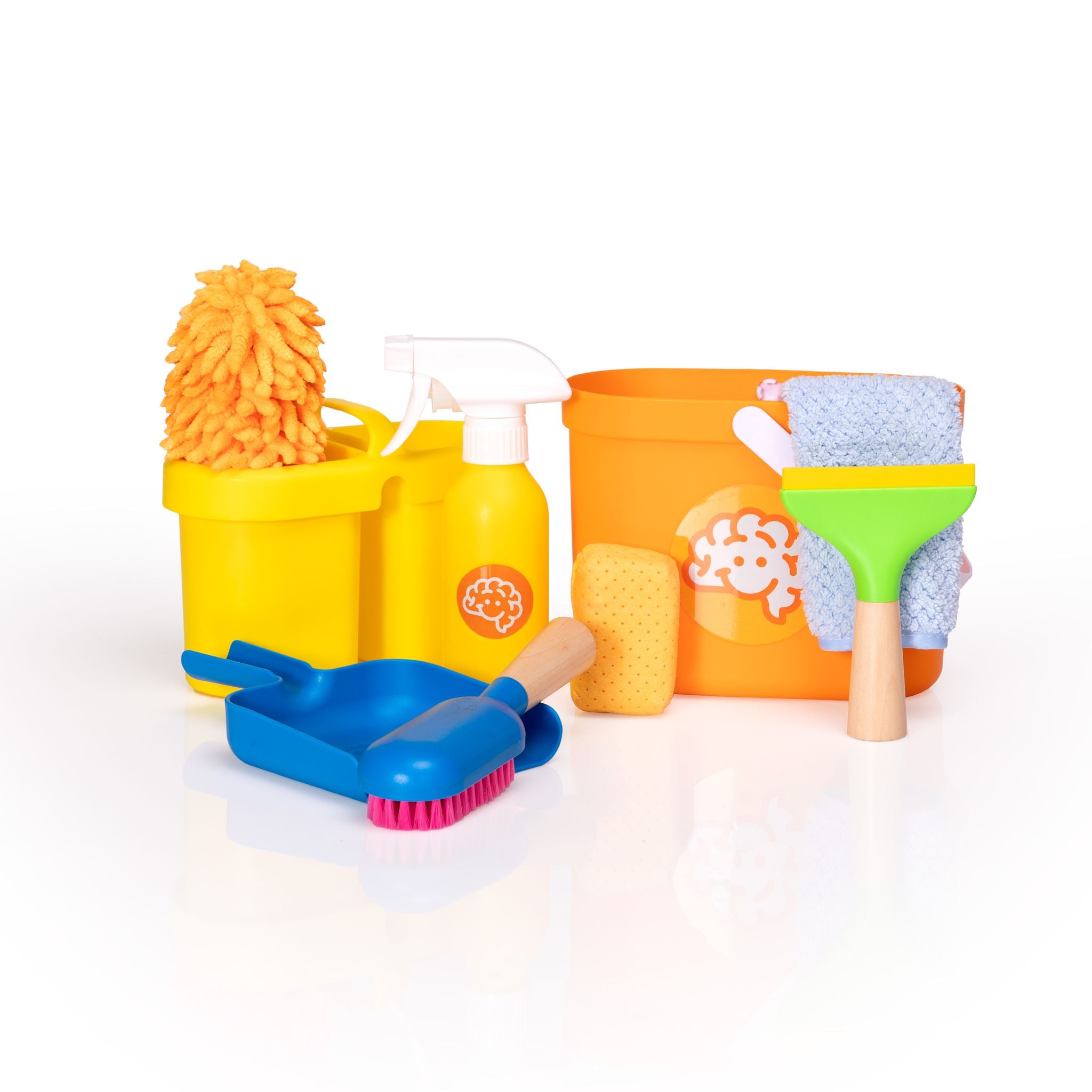 Fat Brain Toys Pretendables - High - Quality Kid - Sized Cleaning Set for Ages 3+