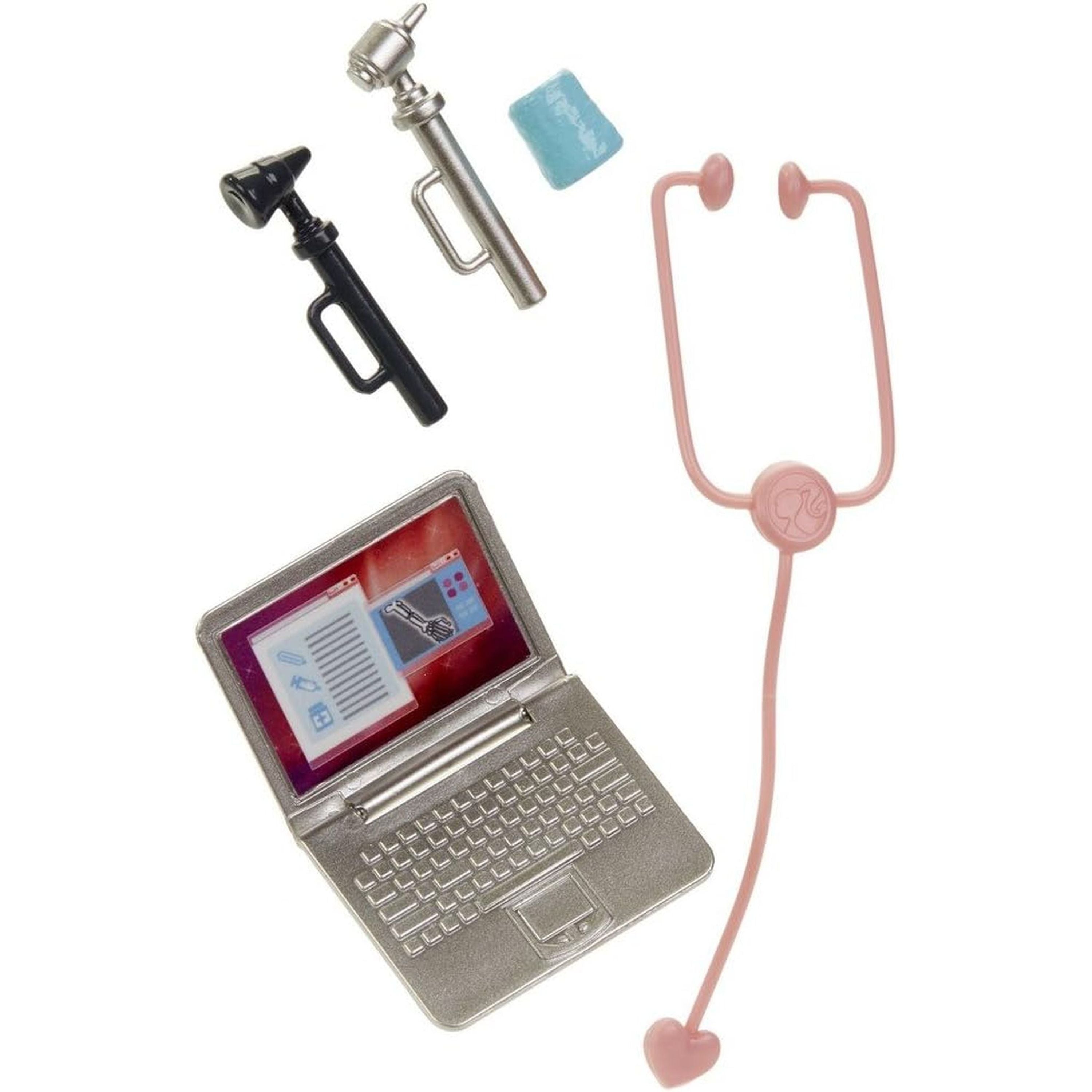 Hot! Barbie Brunette Pediatrician Doll & Playset
