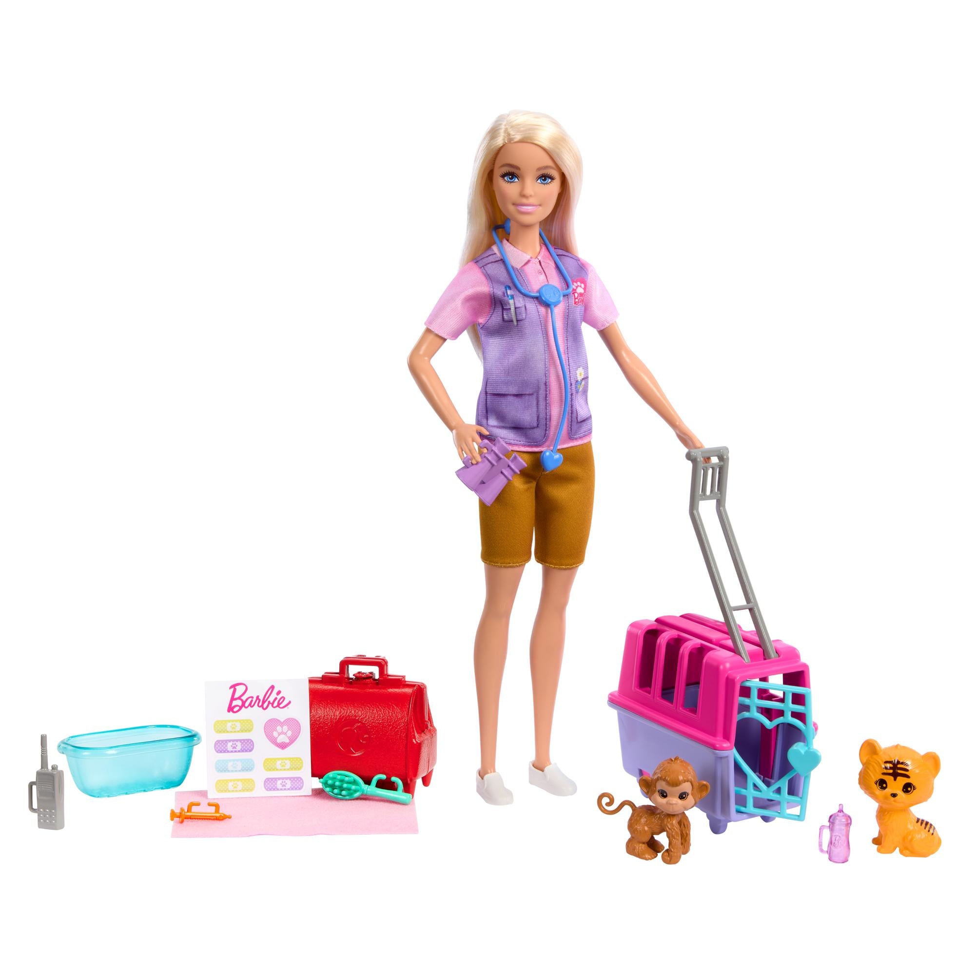 Hot! Barbie Animal Rescue Playset