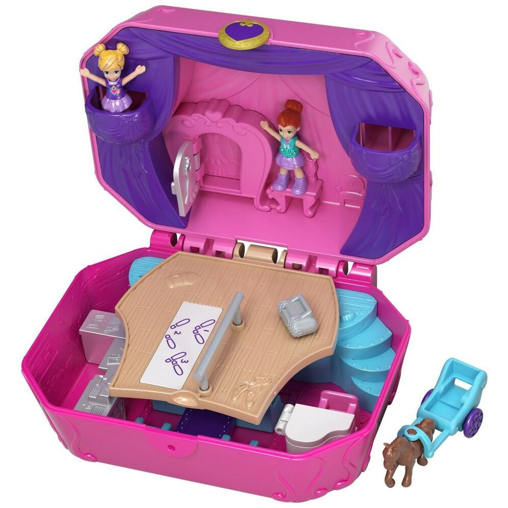Hot Sale! Polly Pocket Tiny Twirlin' Music Box Big Pocket World for Great Adventures