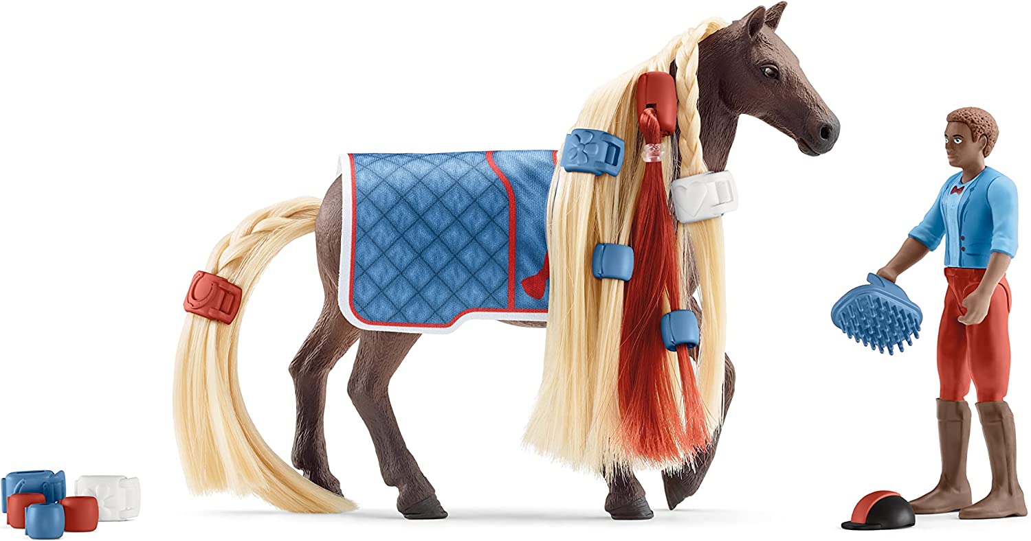 Schleich Leo & Rocky Starter Set - Fashionable Equestrian Fun