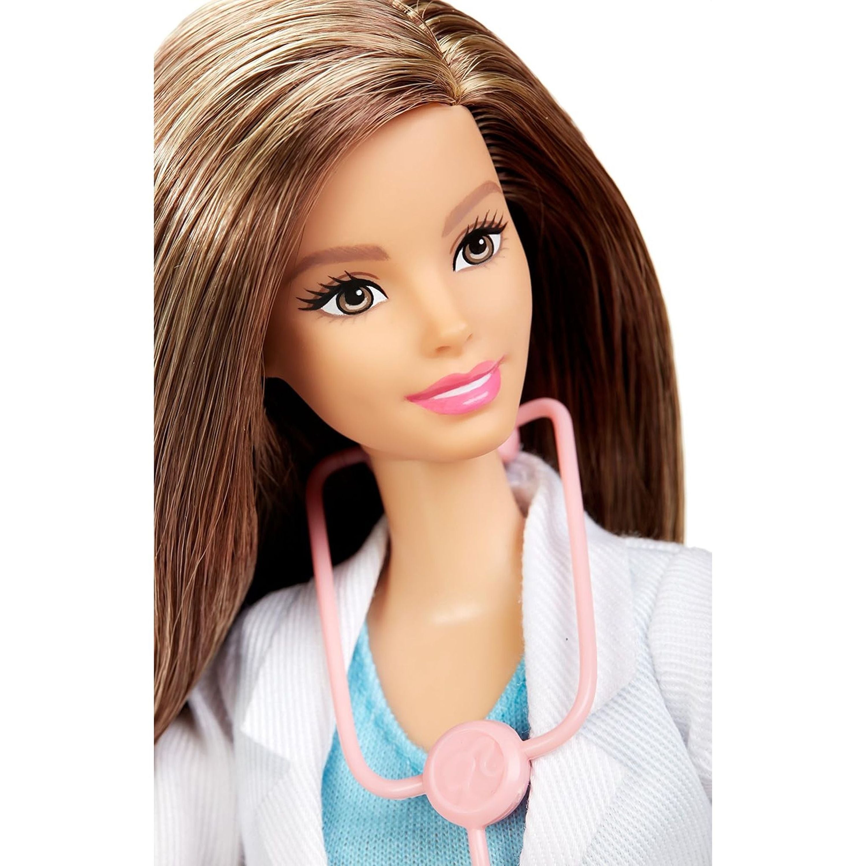 Hot! Barbie Brunette Pediatrician Doll & Playset