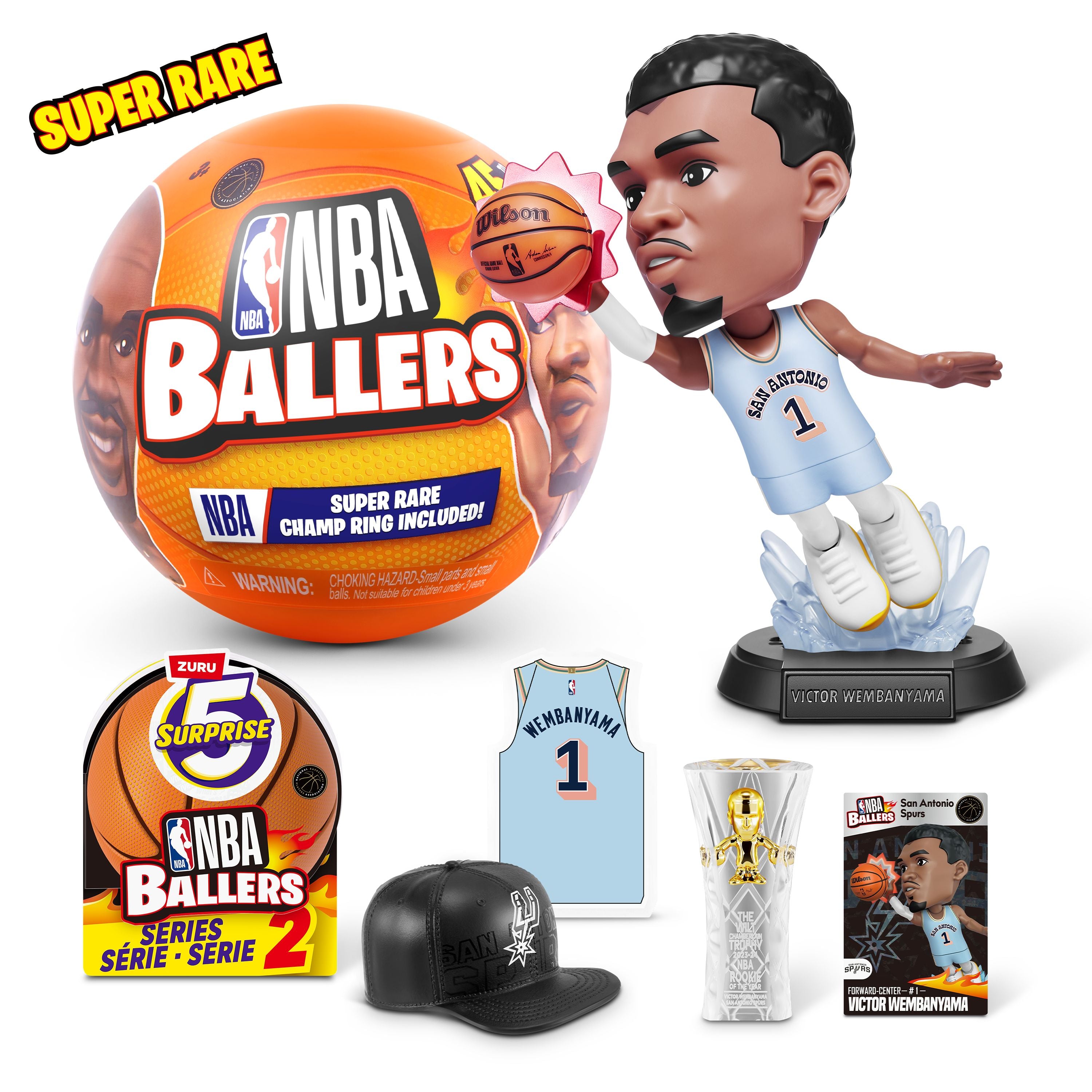 Hot Deal! ZURU 5 Surprise Second Series NBA Baller Collectible Figures