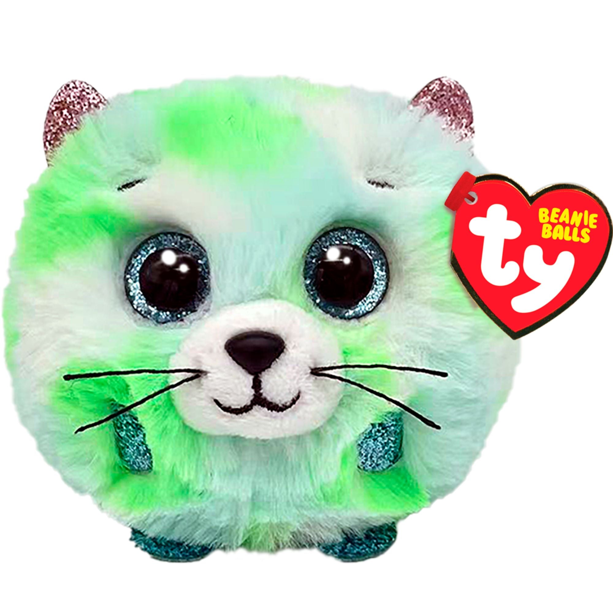 Limited-Time Offer! Ty Beanie Ball - Adorable Evie the Green Cat Collectible Toy