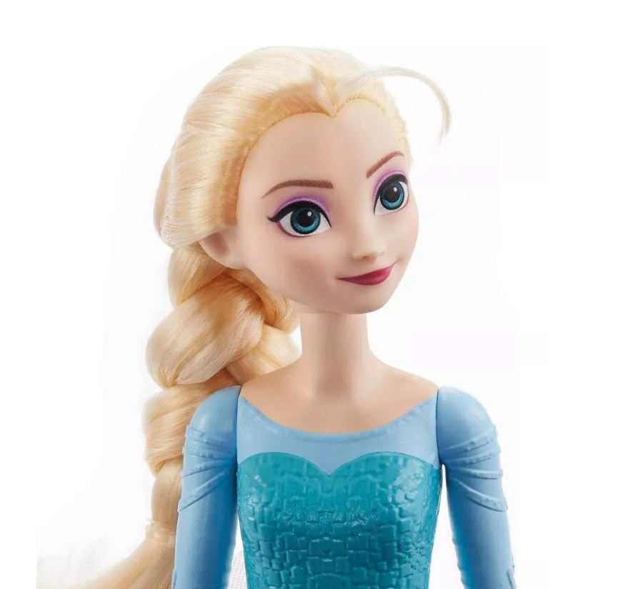 Disney Frozen Poseable Fashion Doll Elsa in Stunning Teal Dress