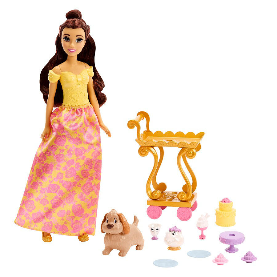 Hot Sale! Disney Princess Fashion Dolls and Storytelling Playsets for Kids