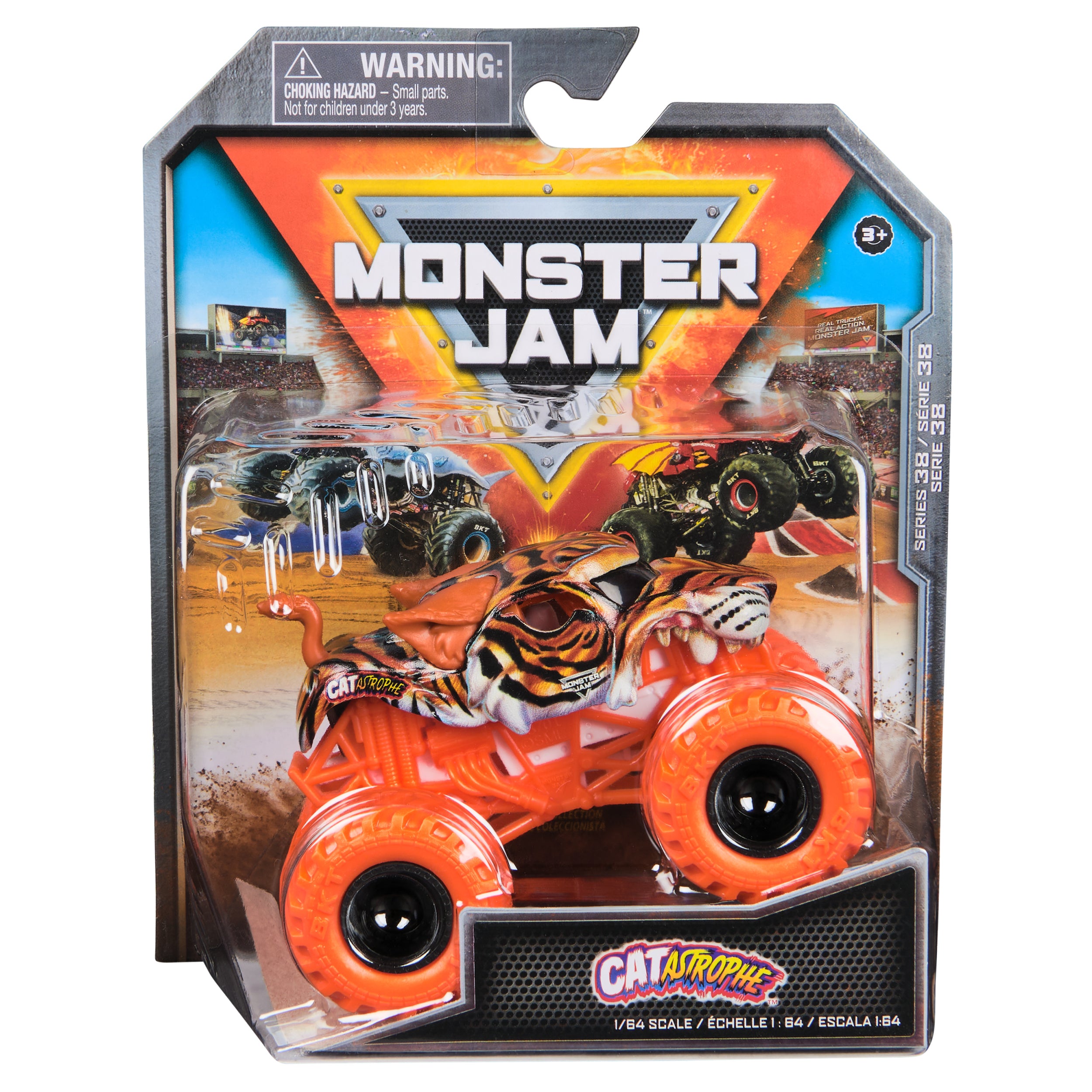 1:64 Scale Monster Jam Series 38 Die - Cast Tiger Monster Truck