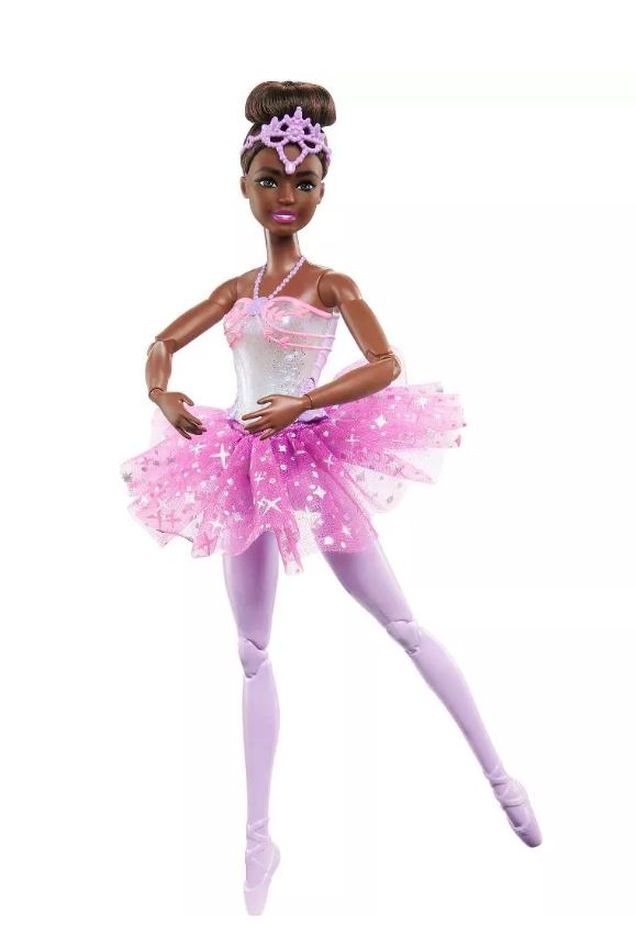 Hot Sale! Barbie Dreamtopia Light-up Brown Hair Ballerina Doll for Fairytale Lovers