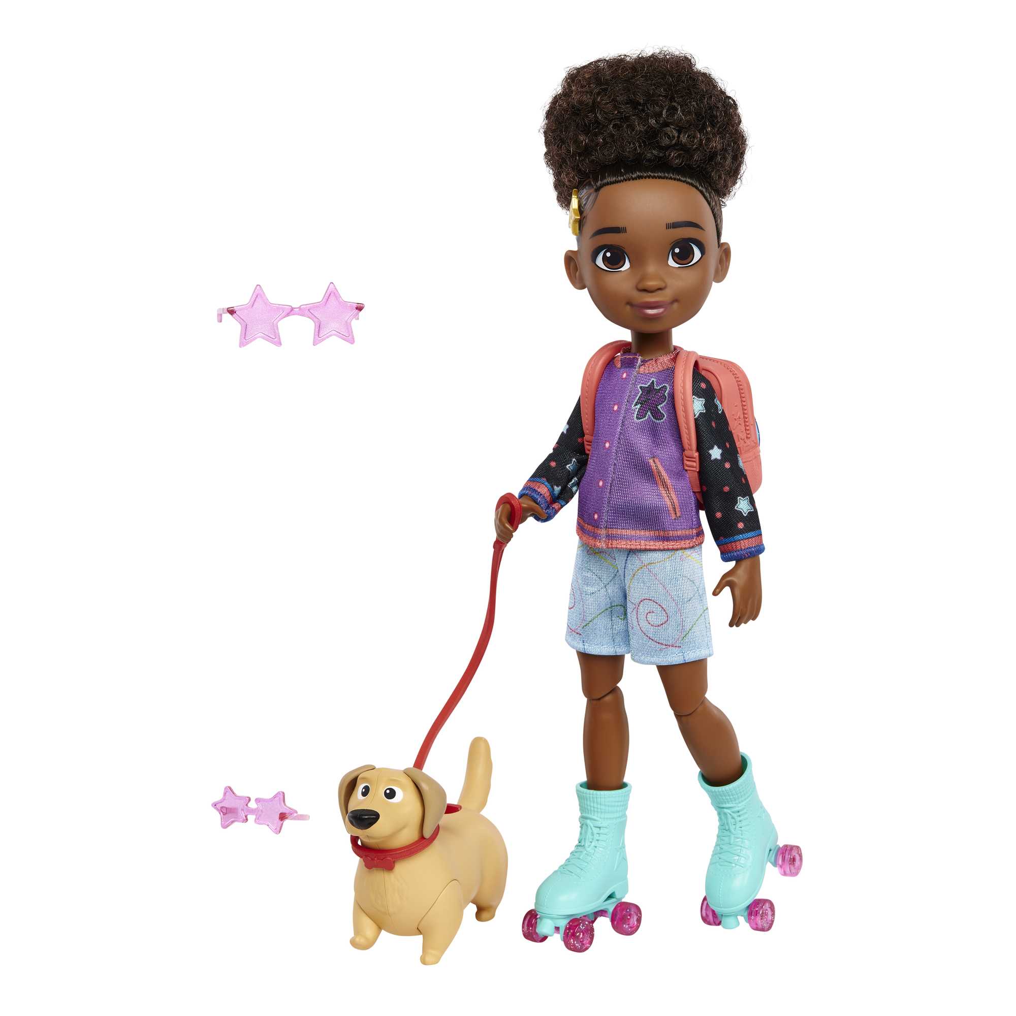 Hot Deal! Karma's World Roller Skating Set with Karma Doll and Major Pup Toy