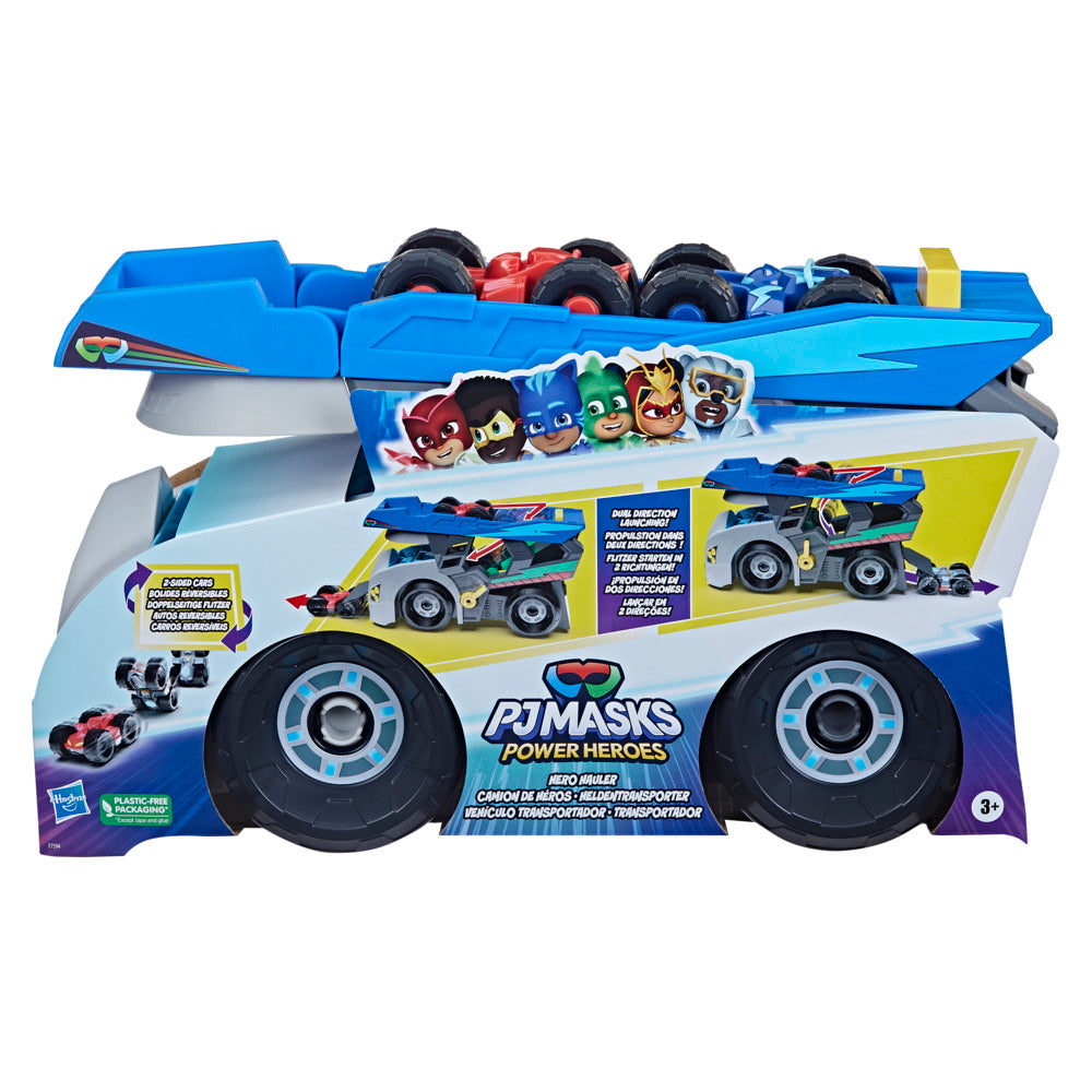 PJ Masks Power Heroes Dual - Launching Hero Hauler Toy Set