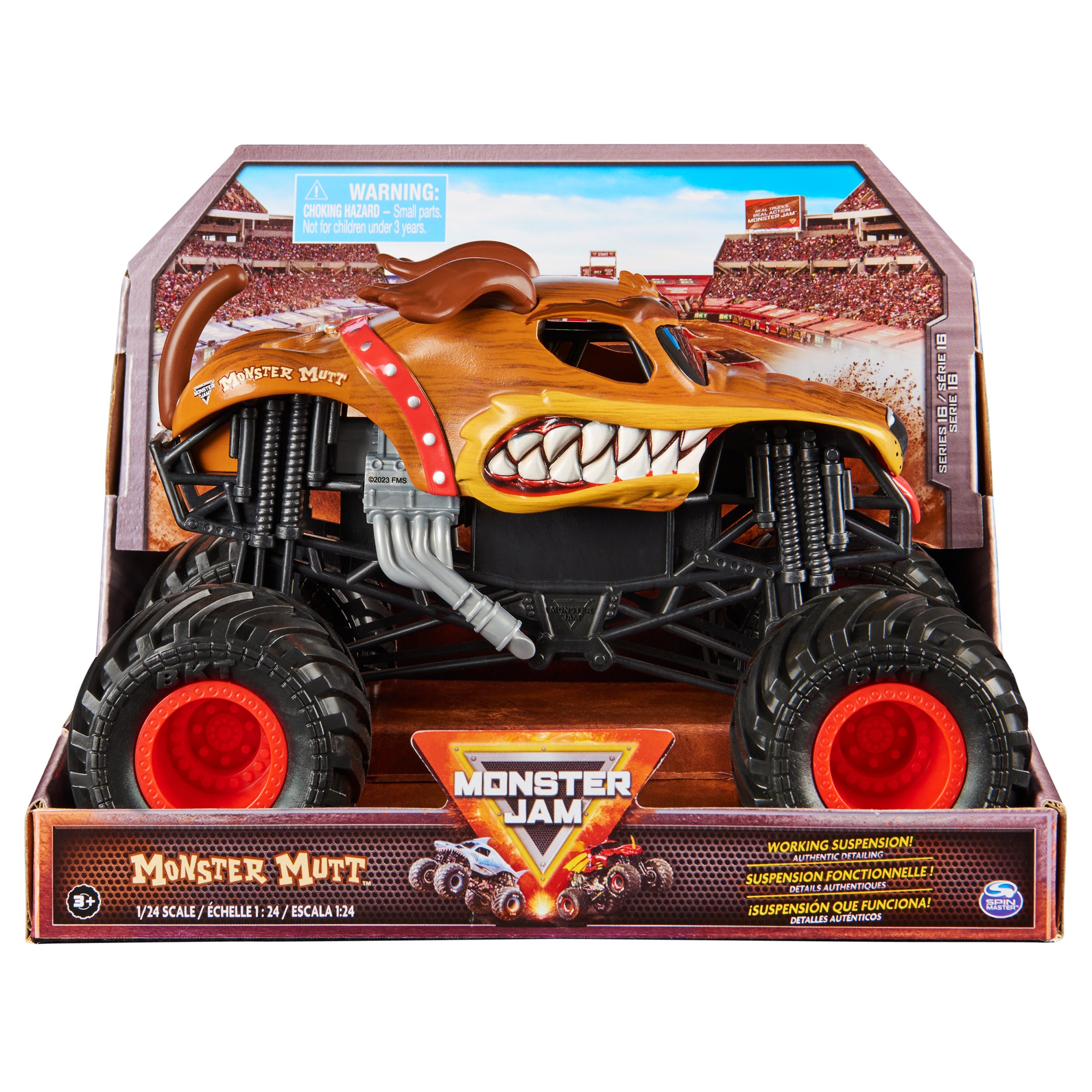 1:24 Scale Monster Jam Series 16 Die - Cast Monster Mutt Truck
