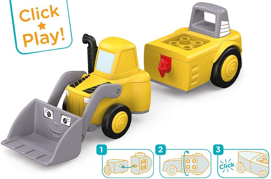 Hot Sale! Siku Toddys Luke and Loady Yellow Wheeled Loader Toy for Kids