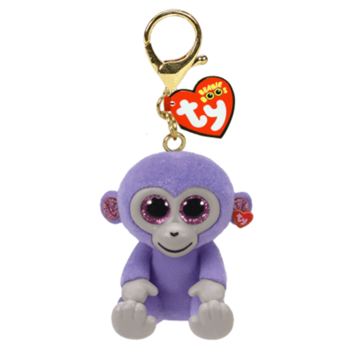 Hot Deal: Ty Purple Grapes Monkey Mini Boo Clip Bundle