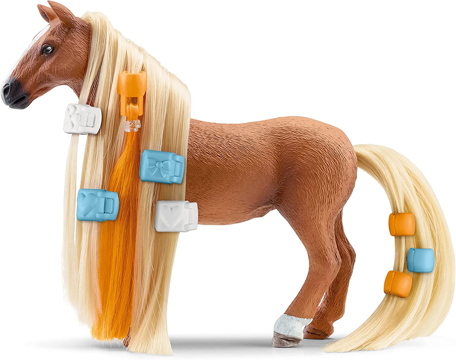 Schleich Starter Set: Kim and Her Groomable Criollo Mare Caramelo