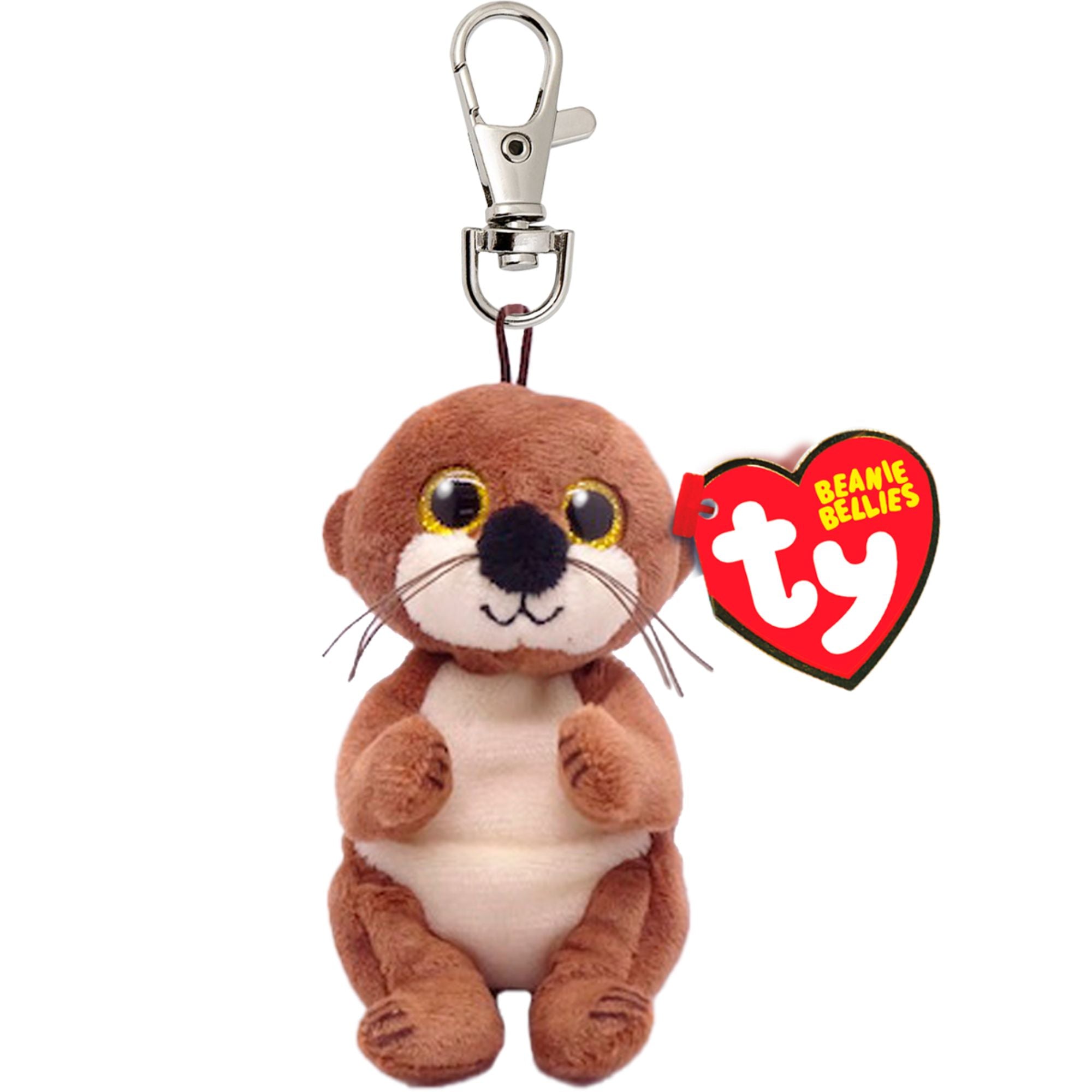 Hot Sale! Ty Beanie Bellies Clip - Brown Otter Named Mitch
