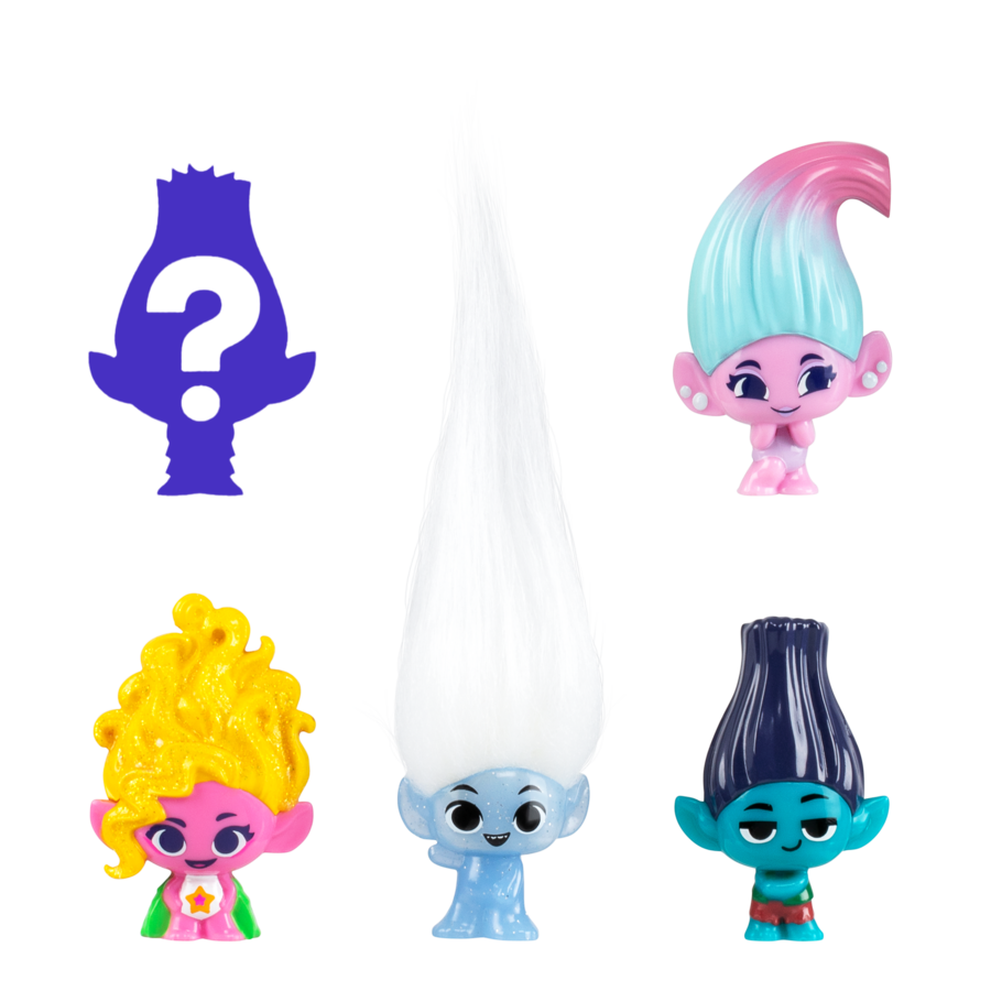 DreamWorks Trolls Band Together S1 Mineez 5-Pack Collectible Toy Figures