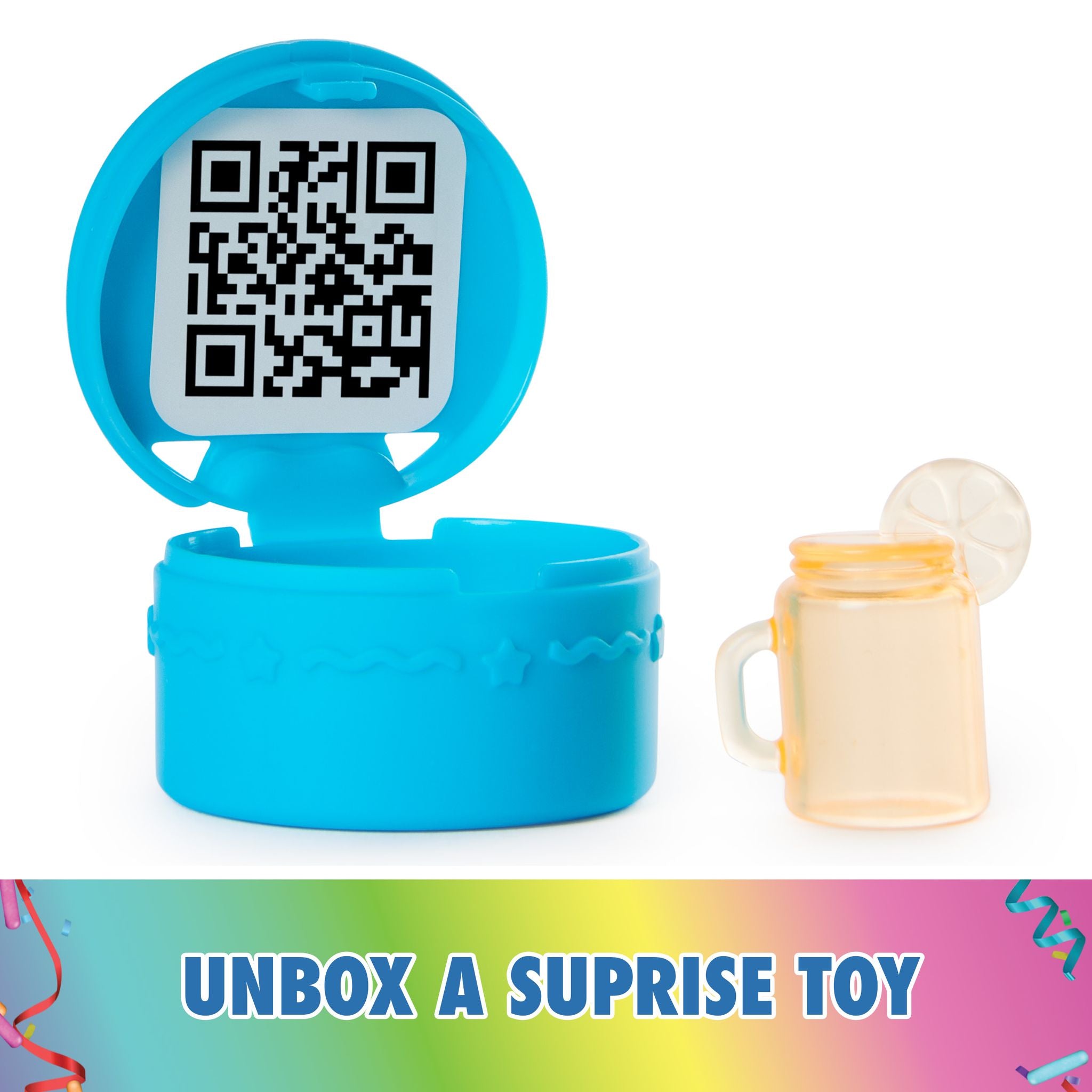 Gabby's Dollhouse: Cakey's Fruit Smoothie Party Balcony Set - A Magical Toy for Kids!