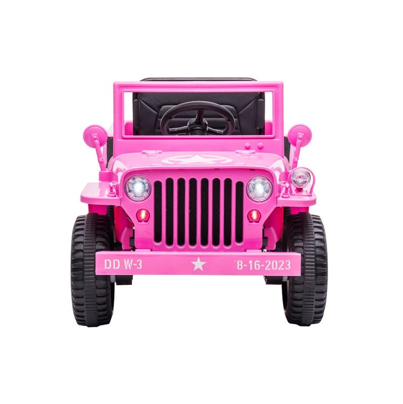Hot Sale! Go Skitz Major 12 Volt Pink Electric Ride - On Car for Little Riders