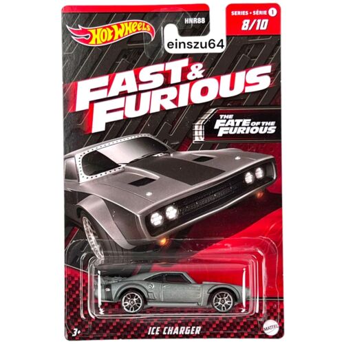 Hot Wheels Fast & Furious Themed 1:64 Scale Ice Charger Vehicle (8/10)