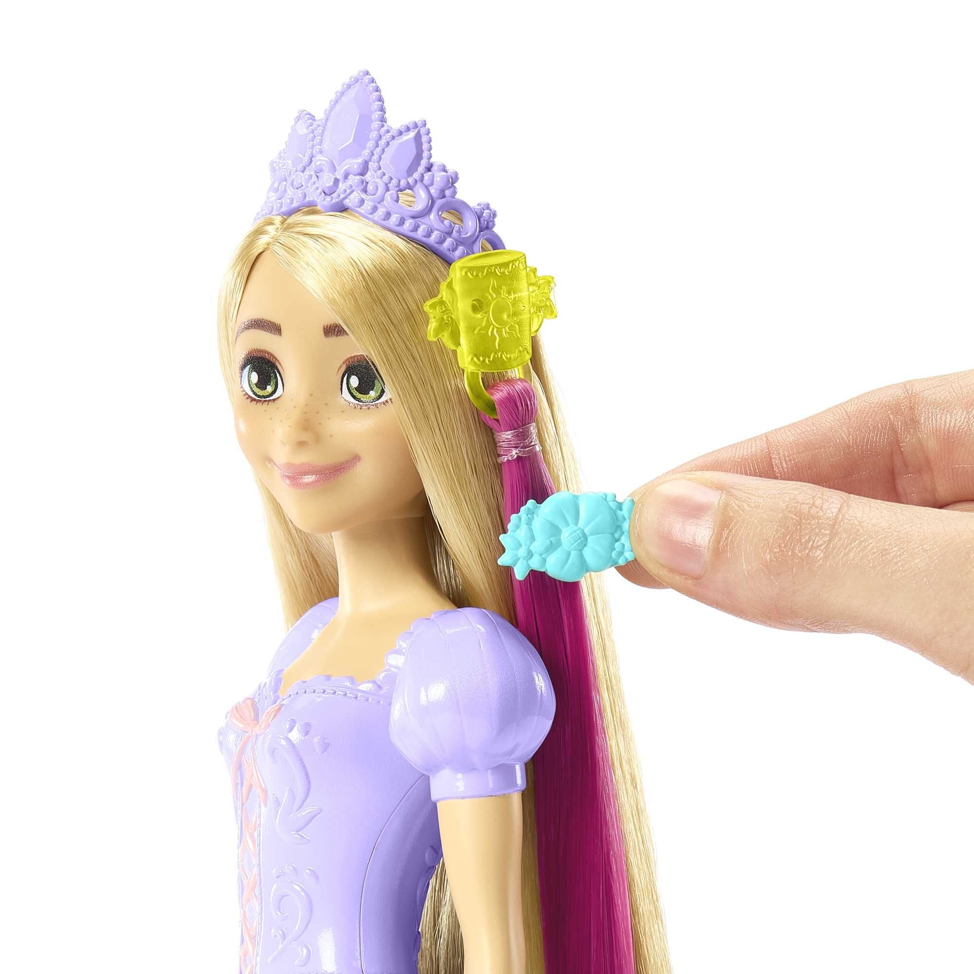 Hot Deal! Disney Princess Rapunzel Feature Doll with Long Stylable Hair and Accessories