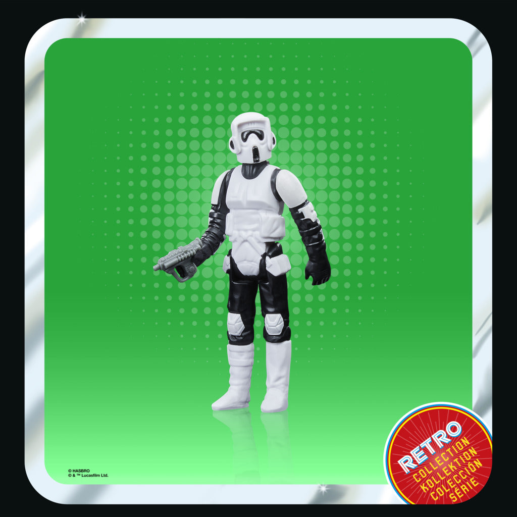 Hot! Star Wars Retro Biker Scout Action Figure