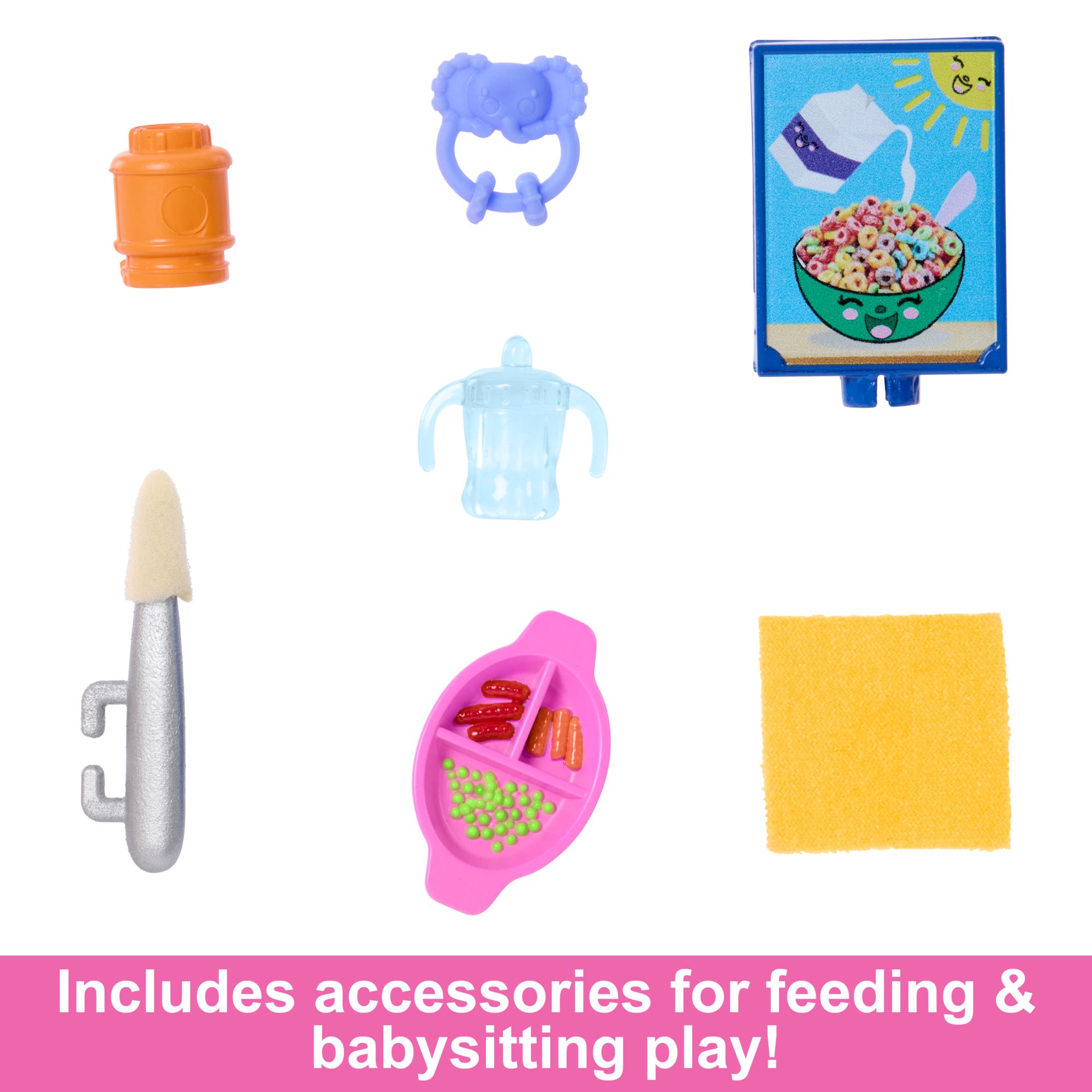 Hot Deal! Barbie Skipper Babysitters Inc Blonde Doll & Playset