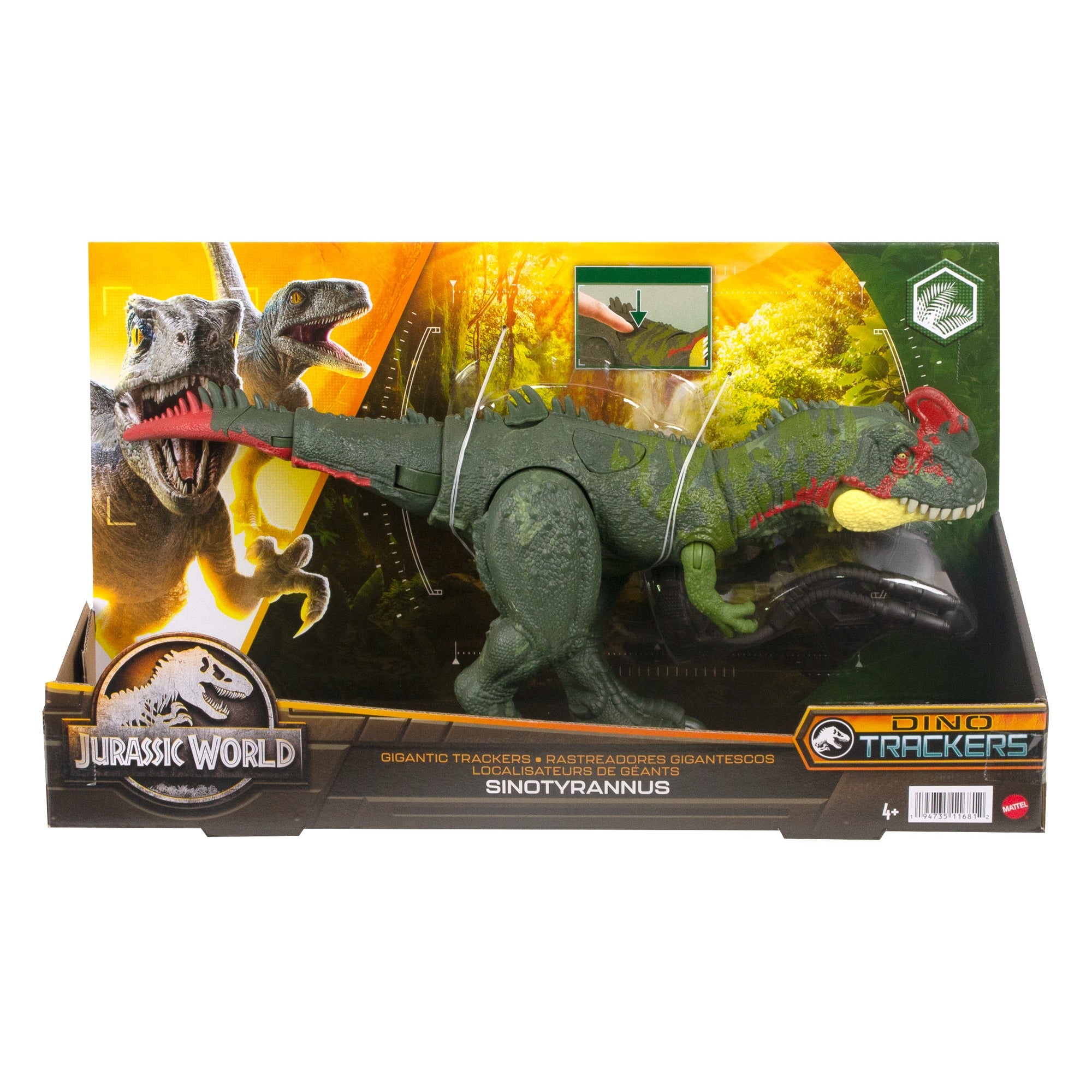 Hot Sale! Jurassic World Gigantic Trackers Sinotyrannus Dinosaur Action Figure