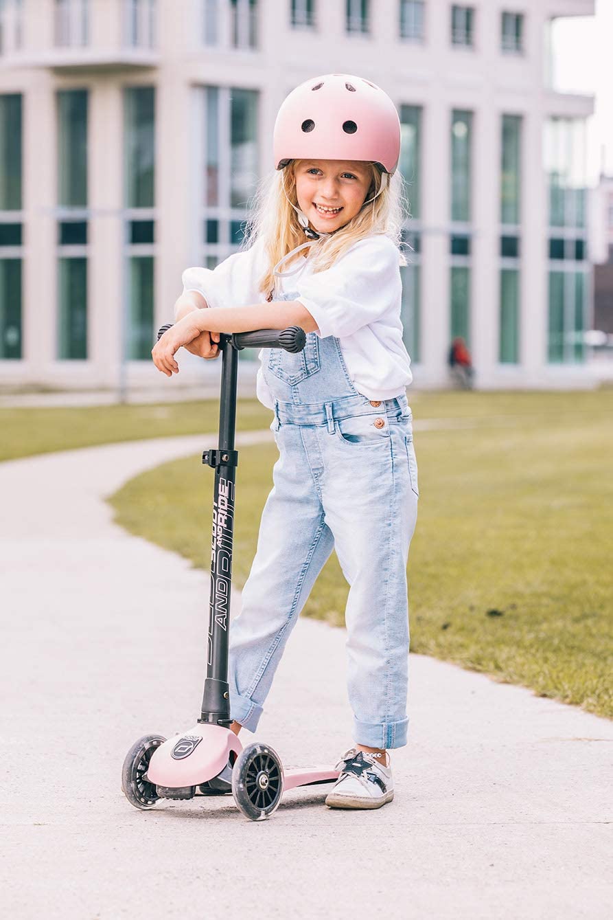 Hot Sale! Scoot & Ride Highwaykick 3 LED Rose Kick Scooter for 3 - 6 Year - Old Kids