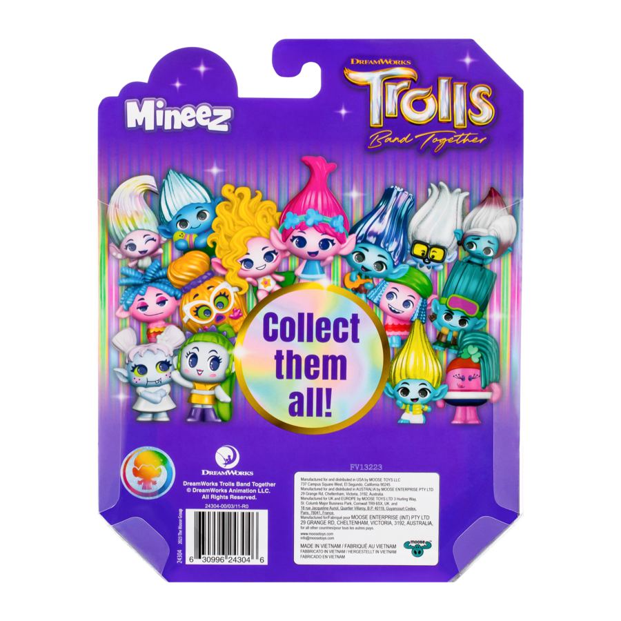 DreamWorks Trolls Band Together S1 Mineez 5-Pack Collectible Toy Figures