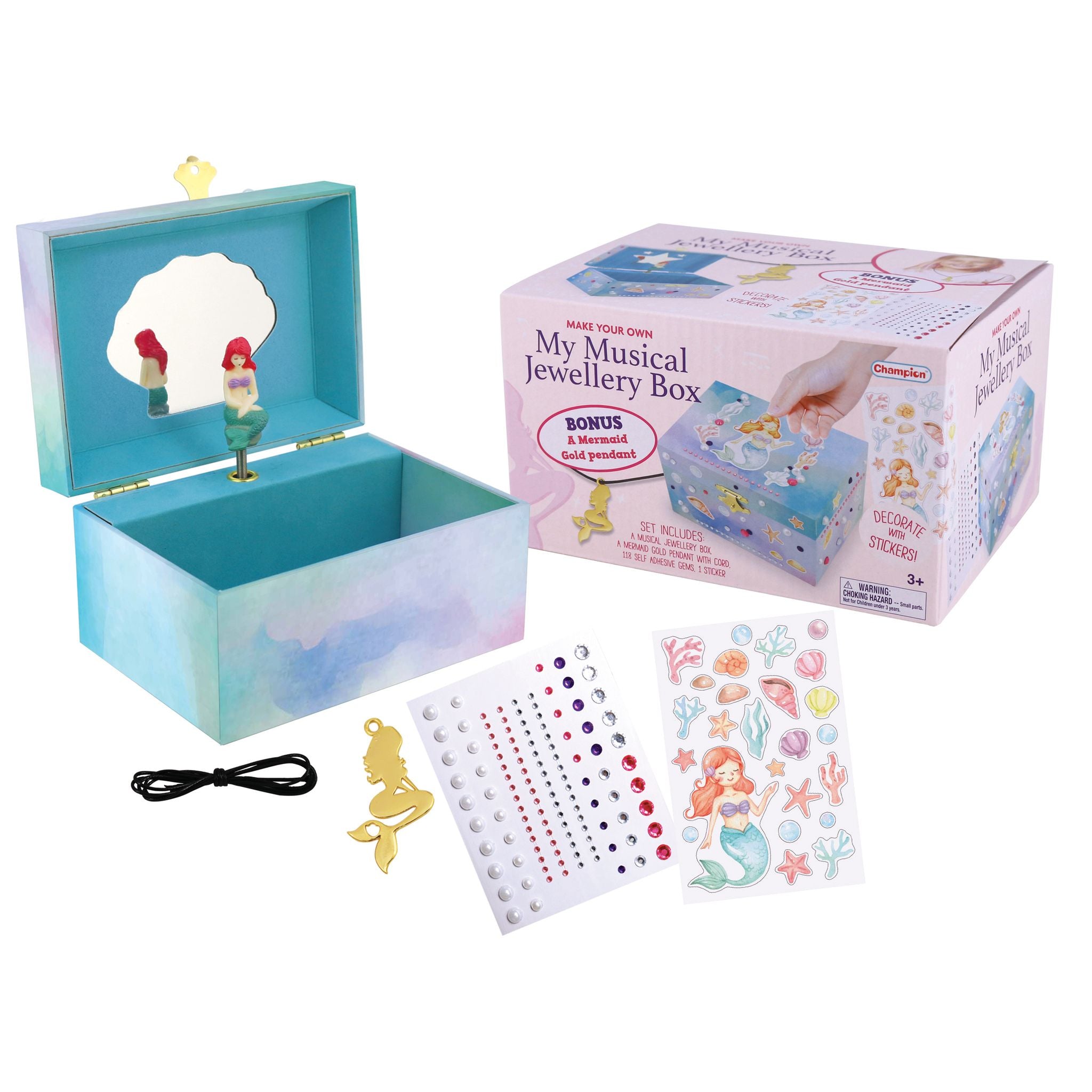 Hot! DIY Mermaid Musical Jewellery Box