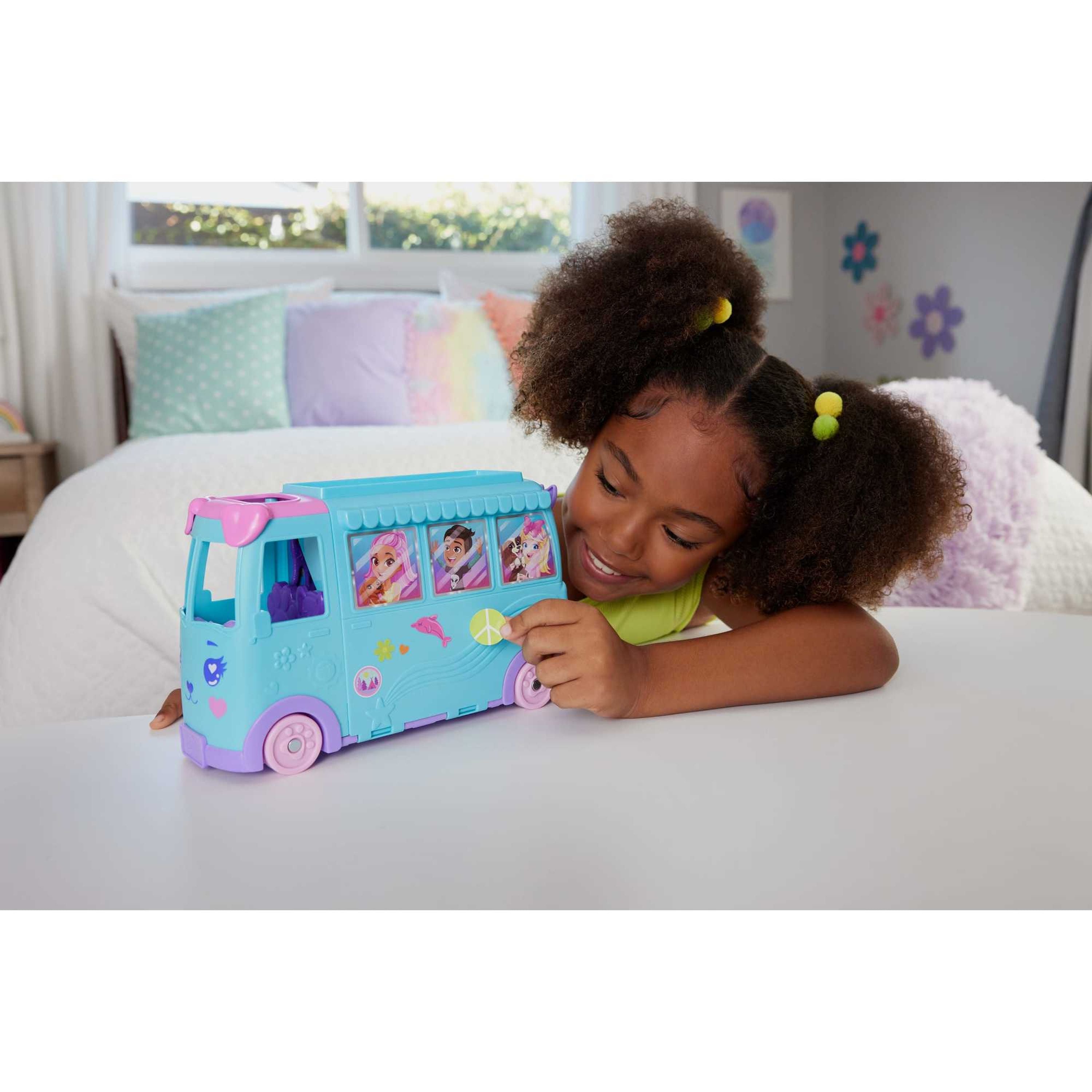 Hot Sale! Polly Pocket Pet Mobile Adventure Playset for Ultimate Outdoor Fun